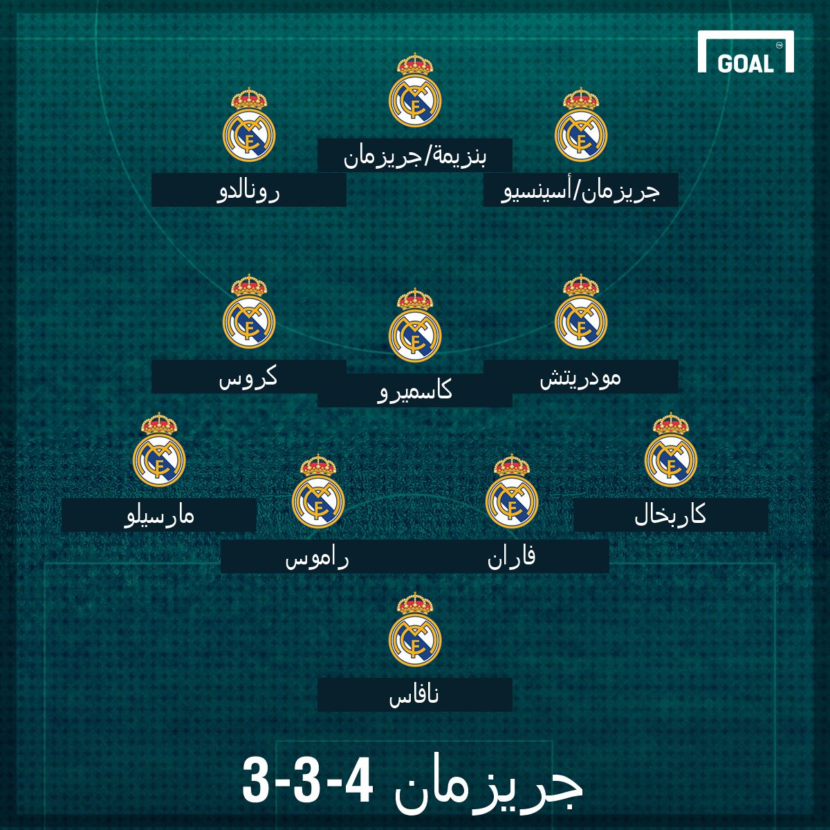 Arabic only Griezmann with real madrid