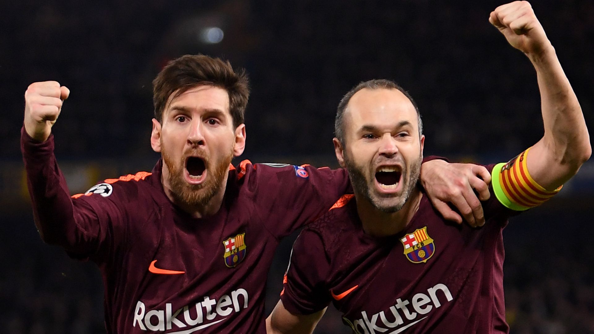 Lionel Messi Andres Iniesta