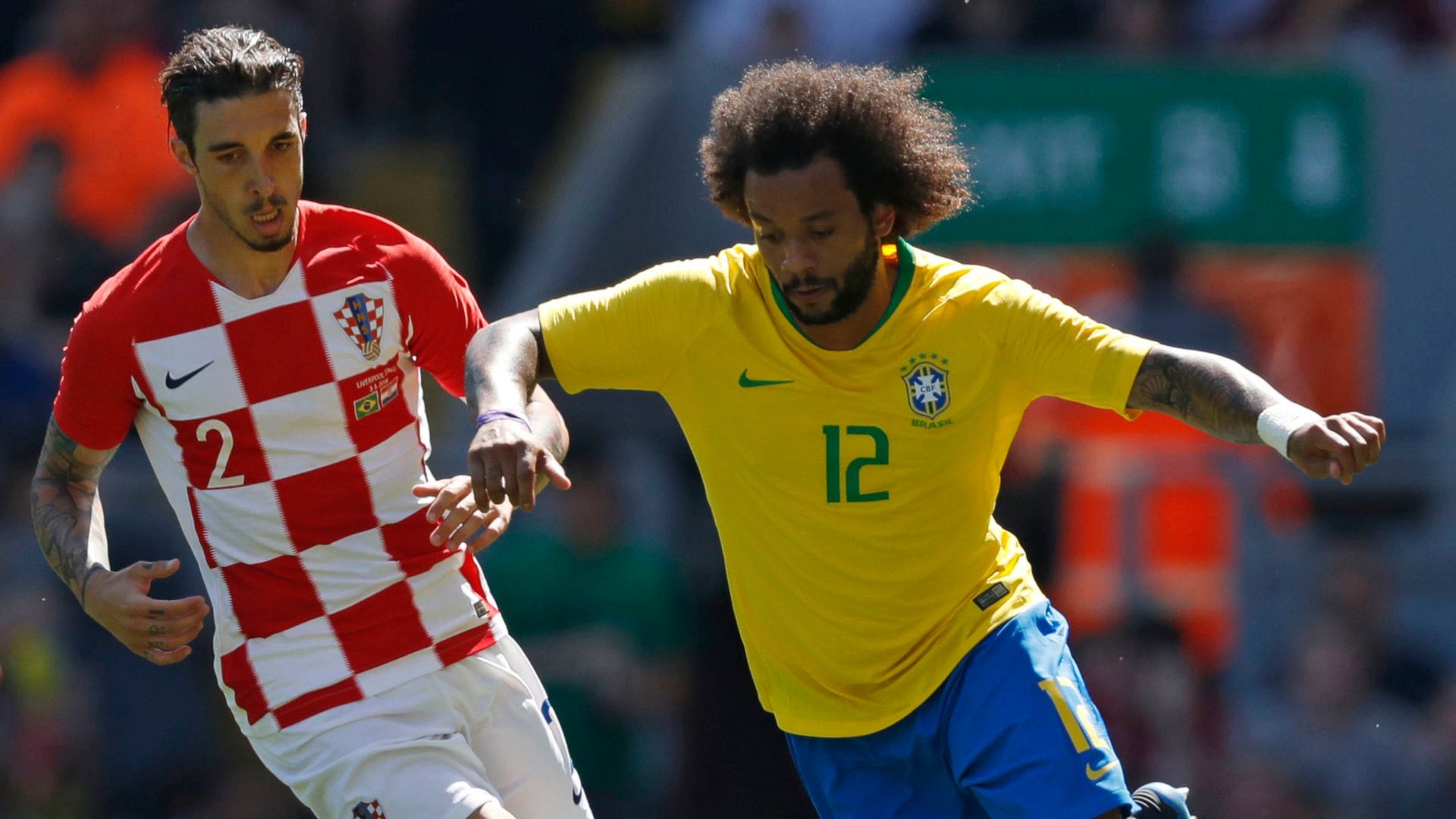 Vrsaljko Marcelo Brazil Croatia Friendly 03062018