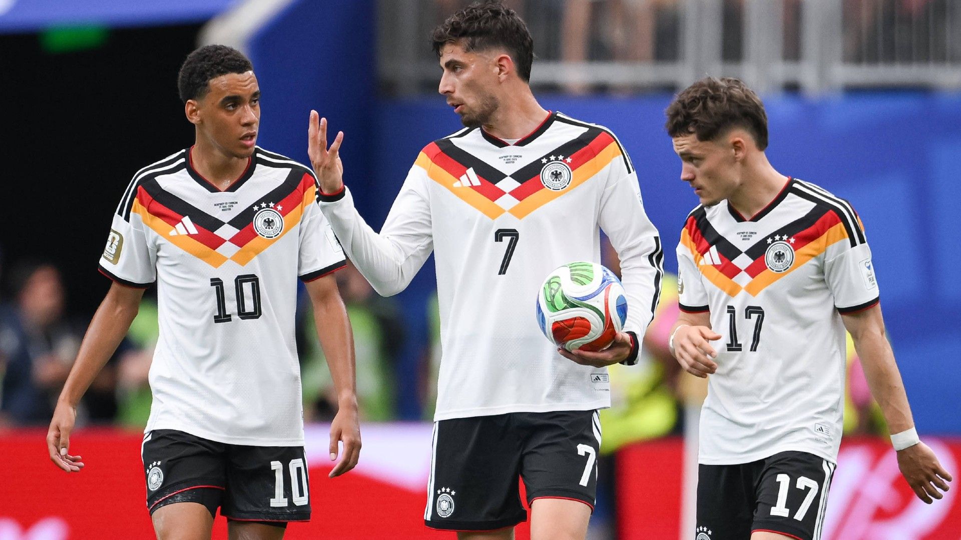 JAMAL MUSIALA KAI HAVERTZ FLORIAN WIRTZ GERMANY 