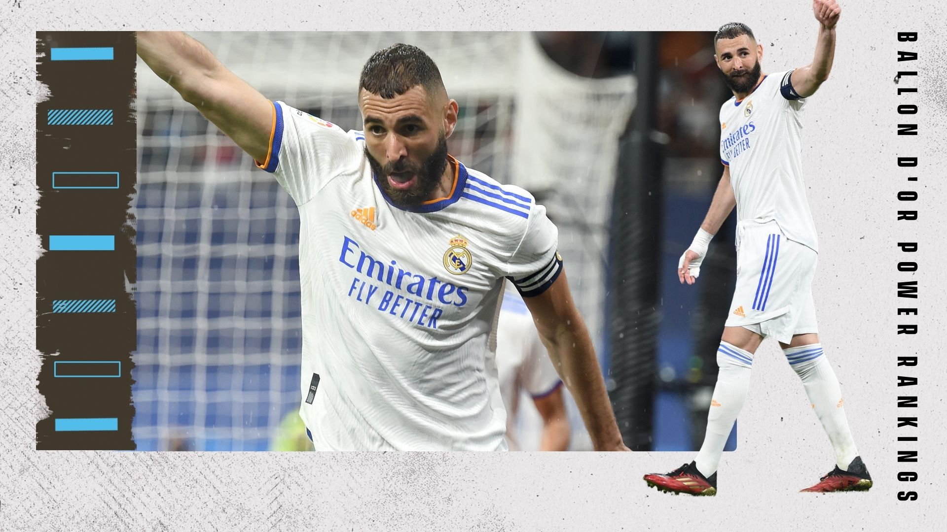 Karim Benzema Ballon d'Or Rankings GFX