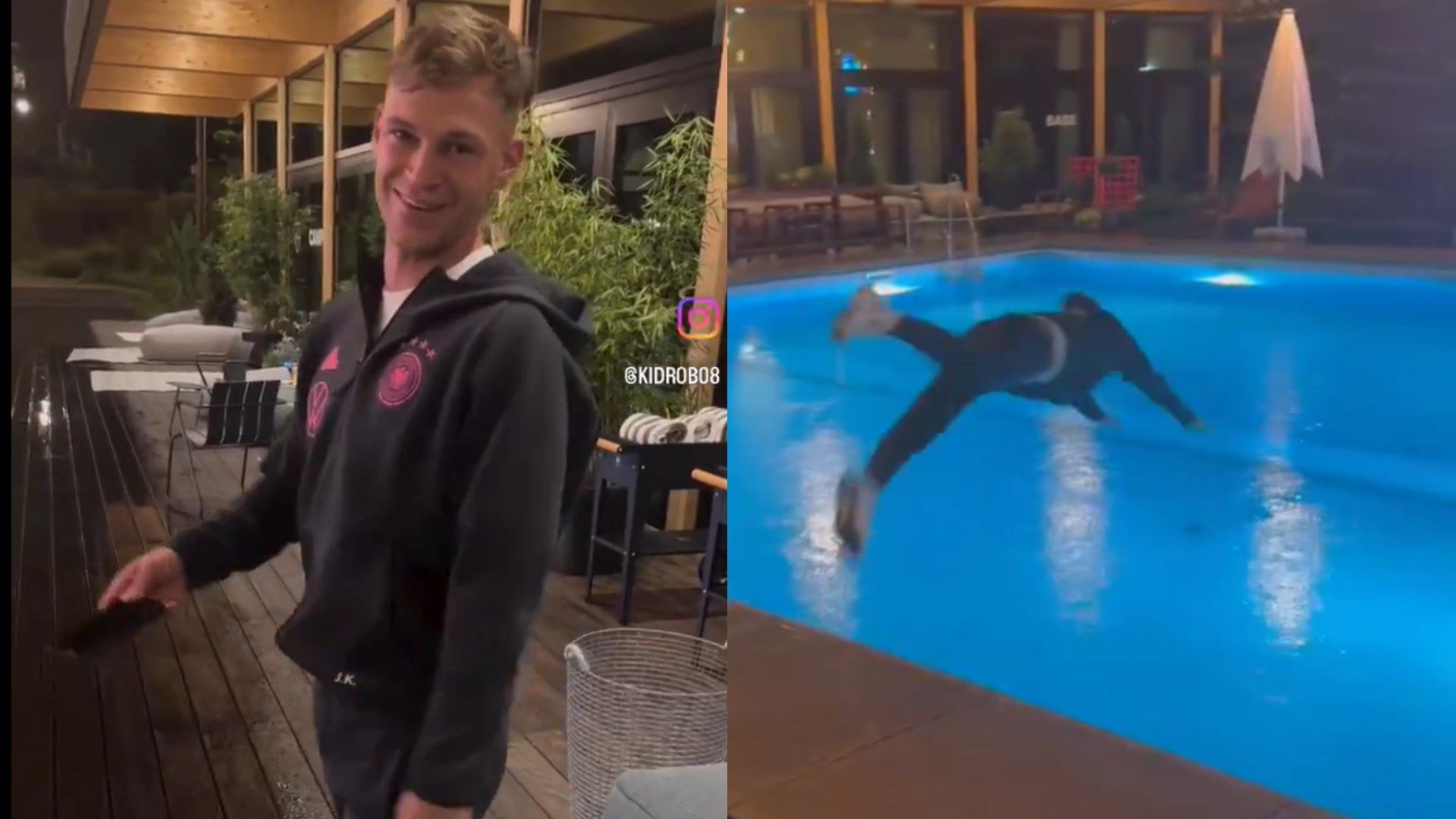 Joshua Kimmich Pool Dive