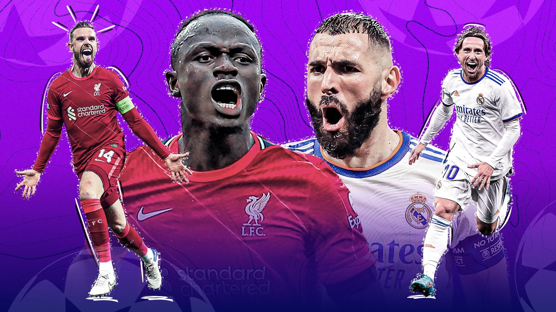 Liverpool Real Madrid Champions League 2021-22 GFX