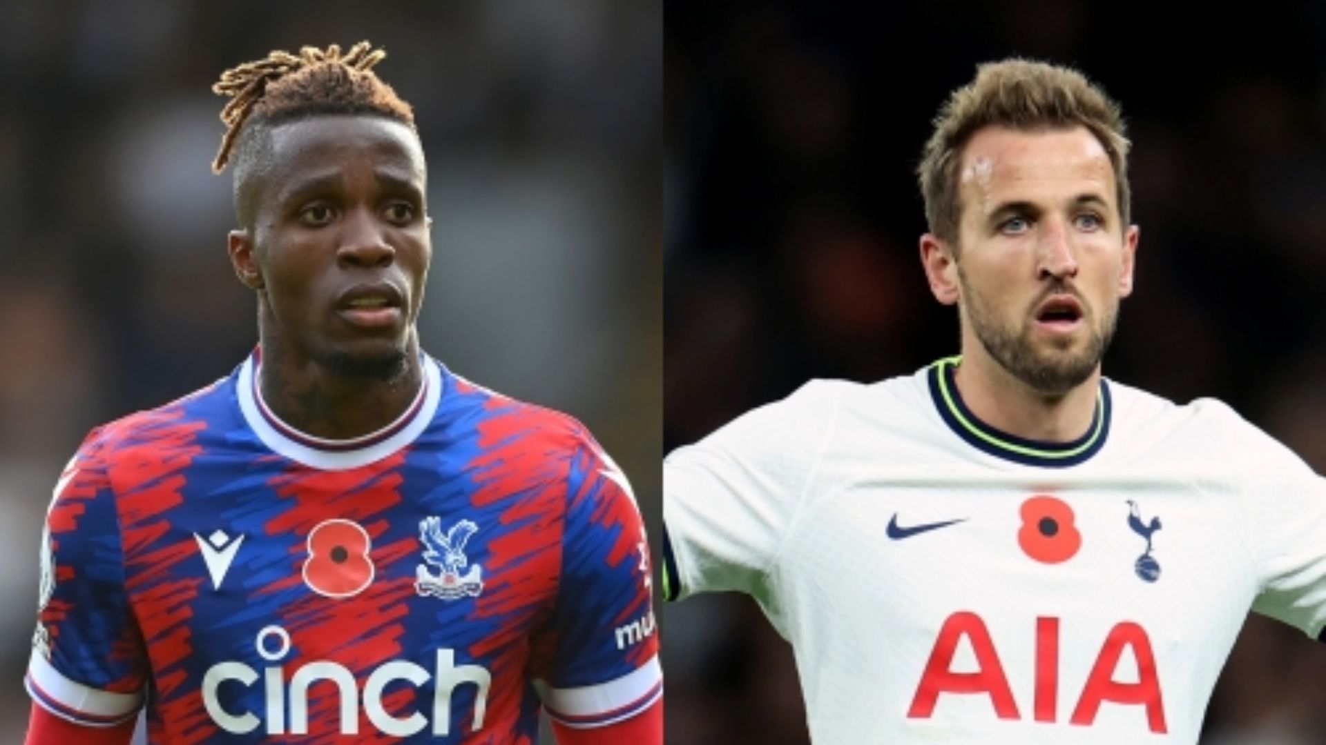 Wilfried Zaha Crystal Palace Harry Kane Tottenham