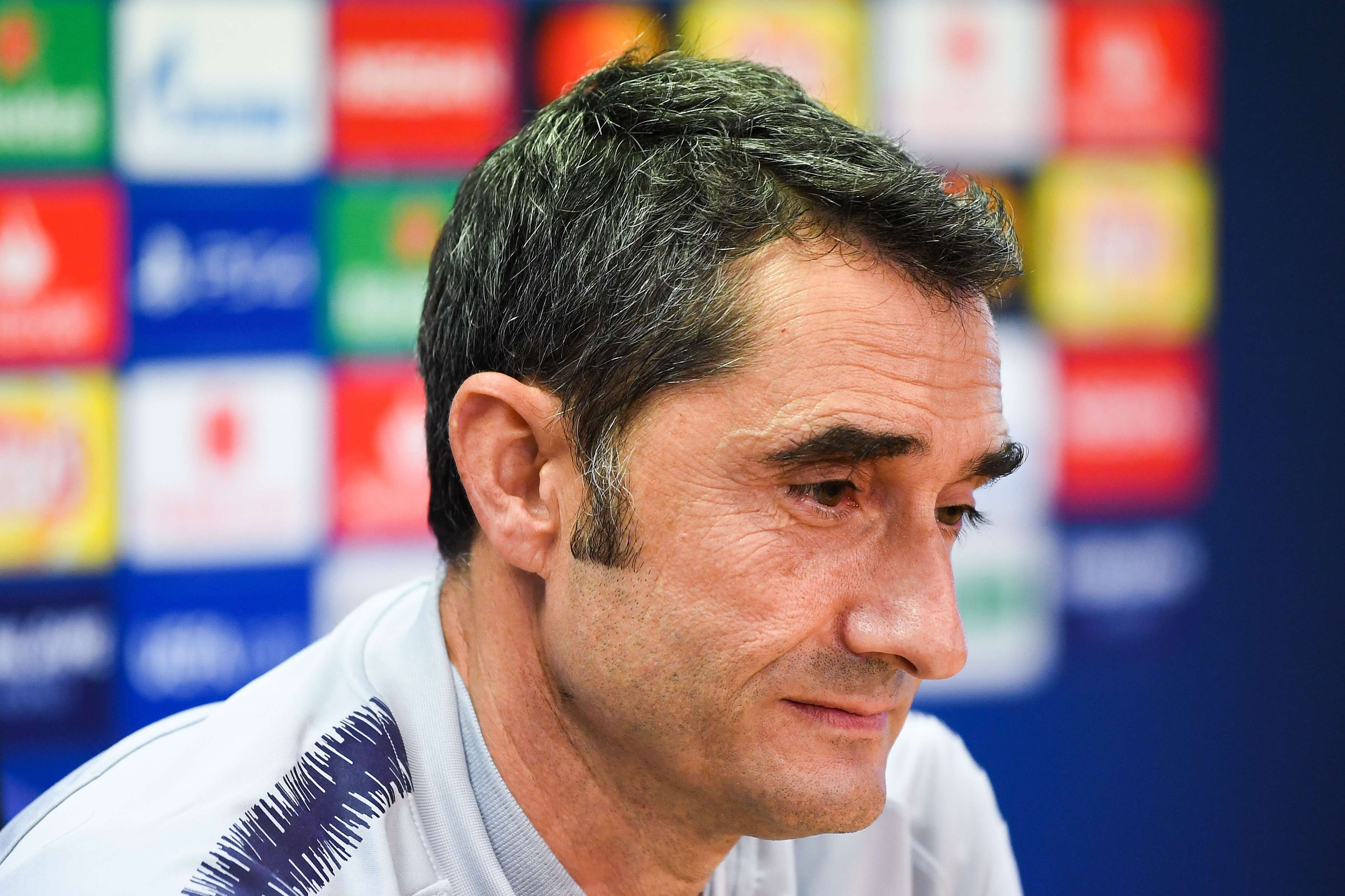 ERNESTO VALVERDE BARCELONA INTER CHAMPIONS LEAGUE