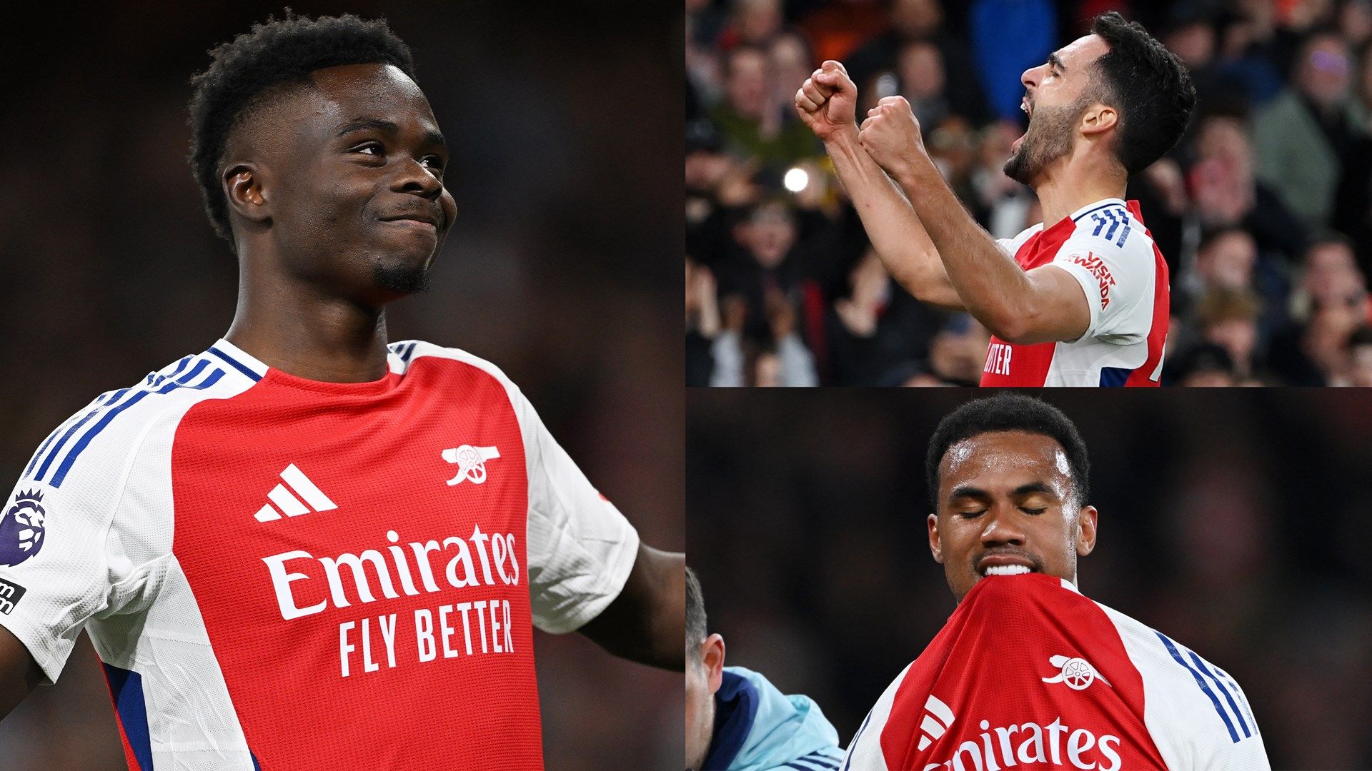 Saka Merino Gabriel Arsenal GFX