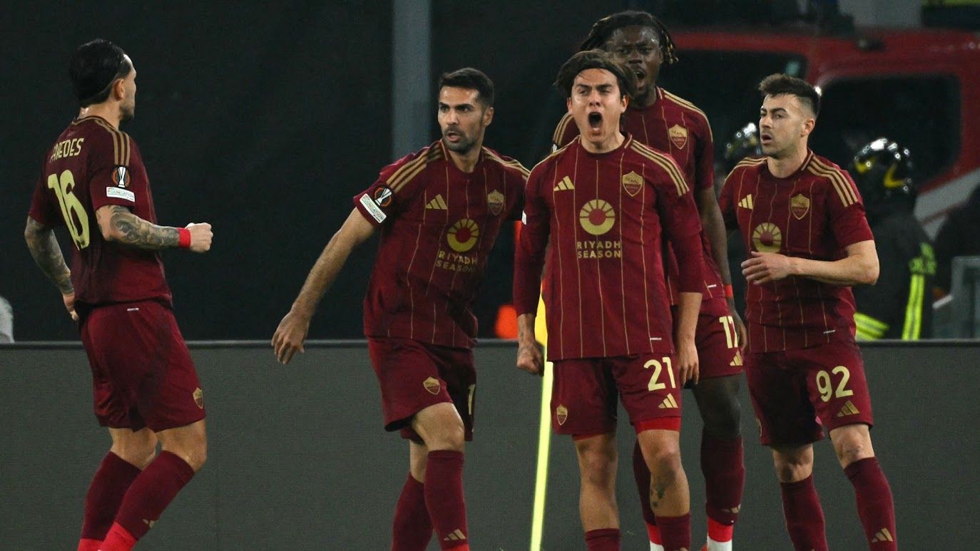 Dybala roma porto esultanza