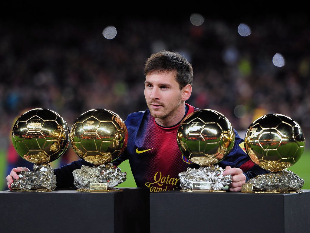 Lionel Messi Ballon d'Or Barcelona