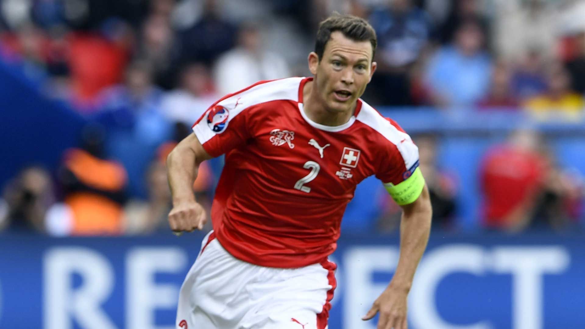 Lichsteiner versus Romania at Euro 2016
