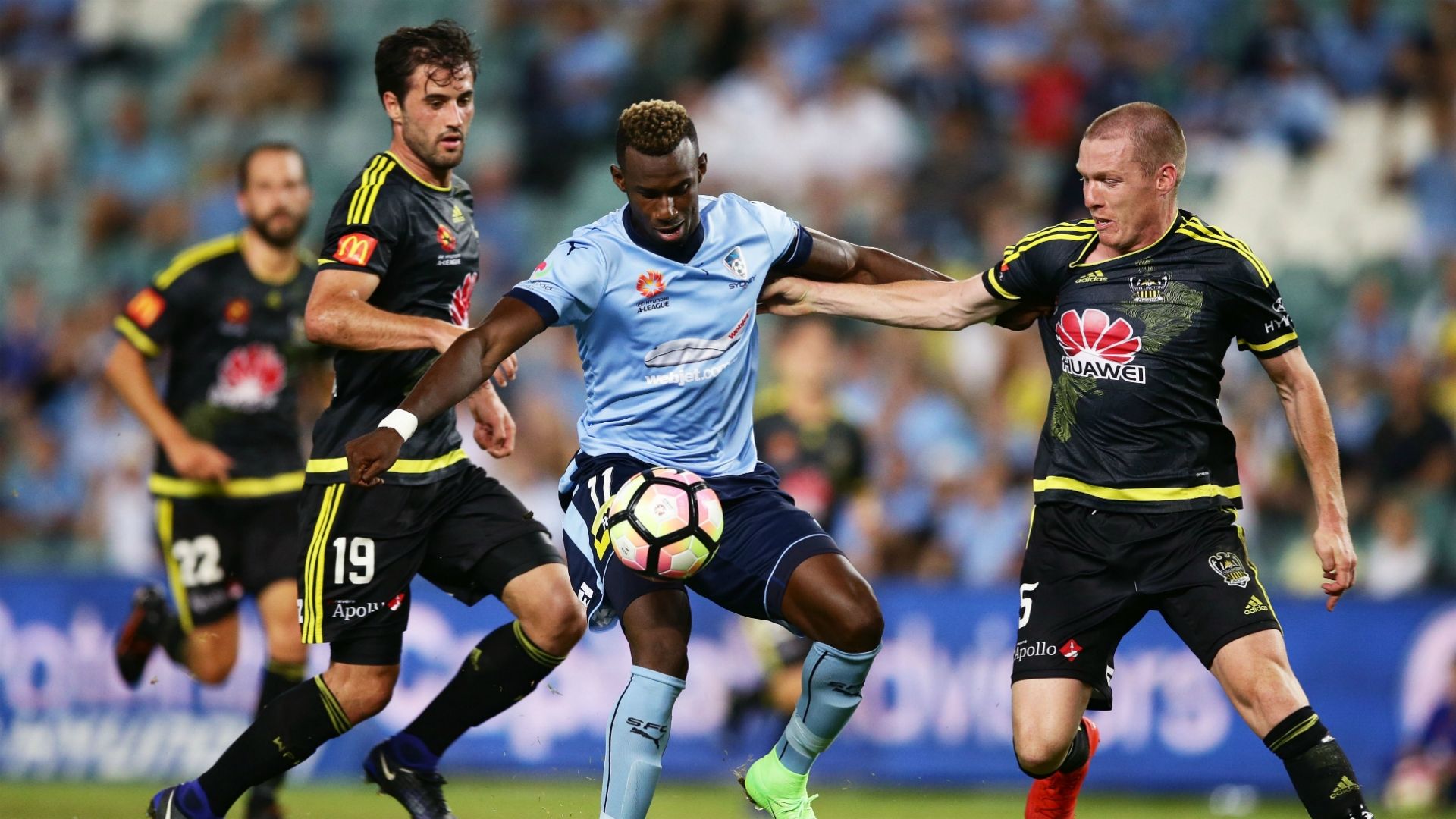 Bernie Ibini Sydney FC v Wellington Phoenix A-League 09022017