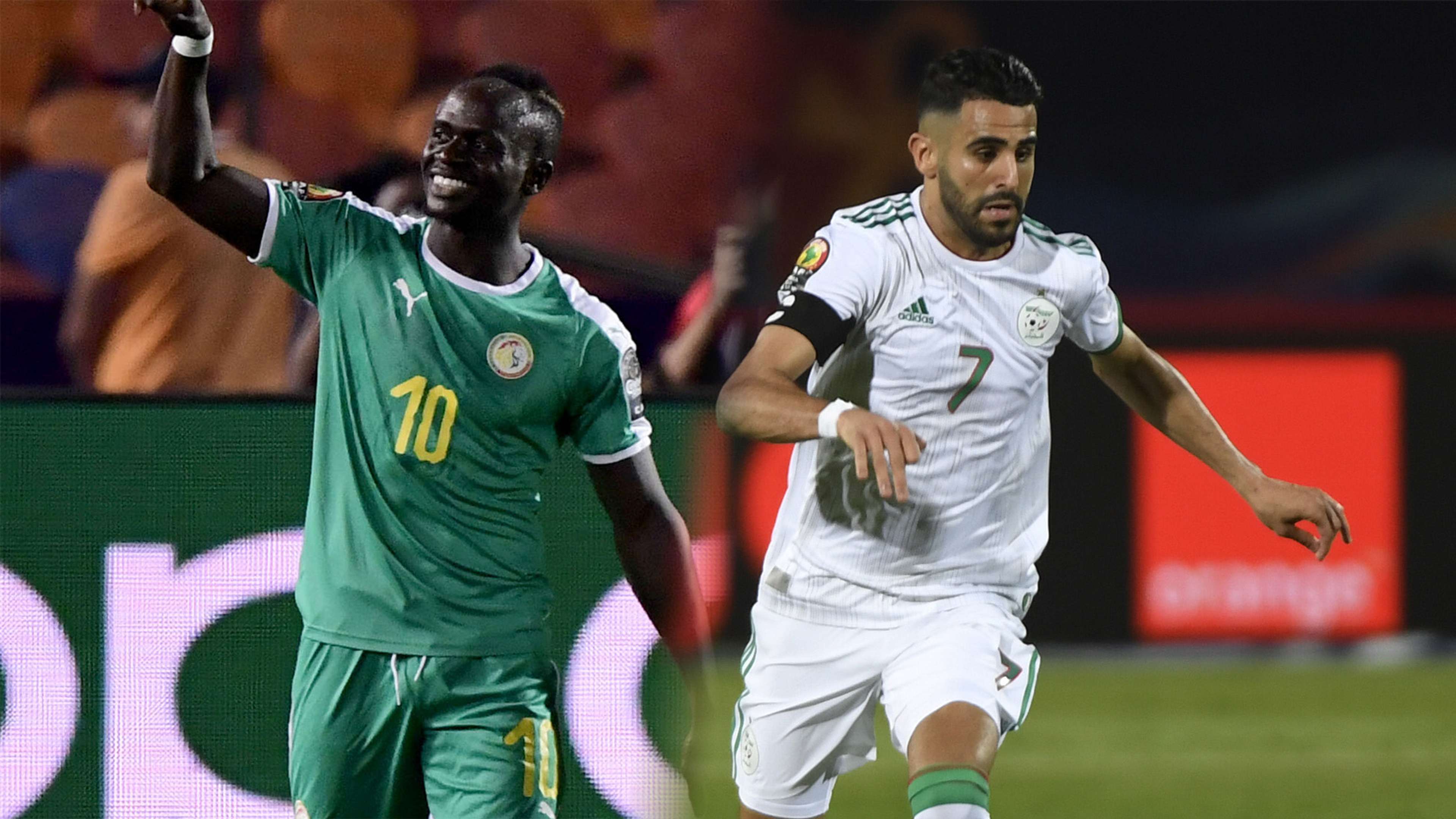 GFX Sadio Mane Ryiad Mahrez Senegal Algeria AFCON 2019