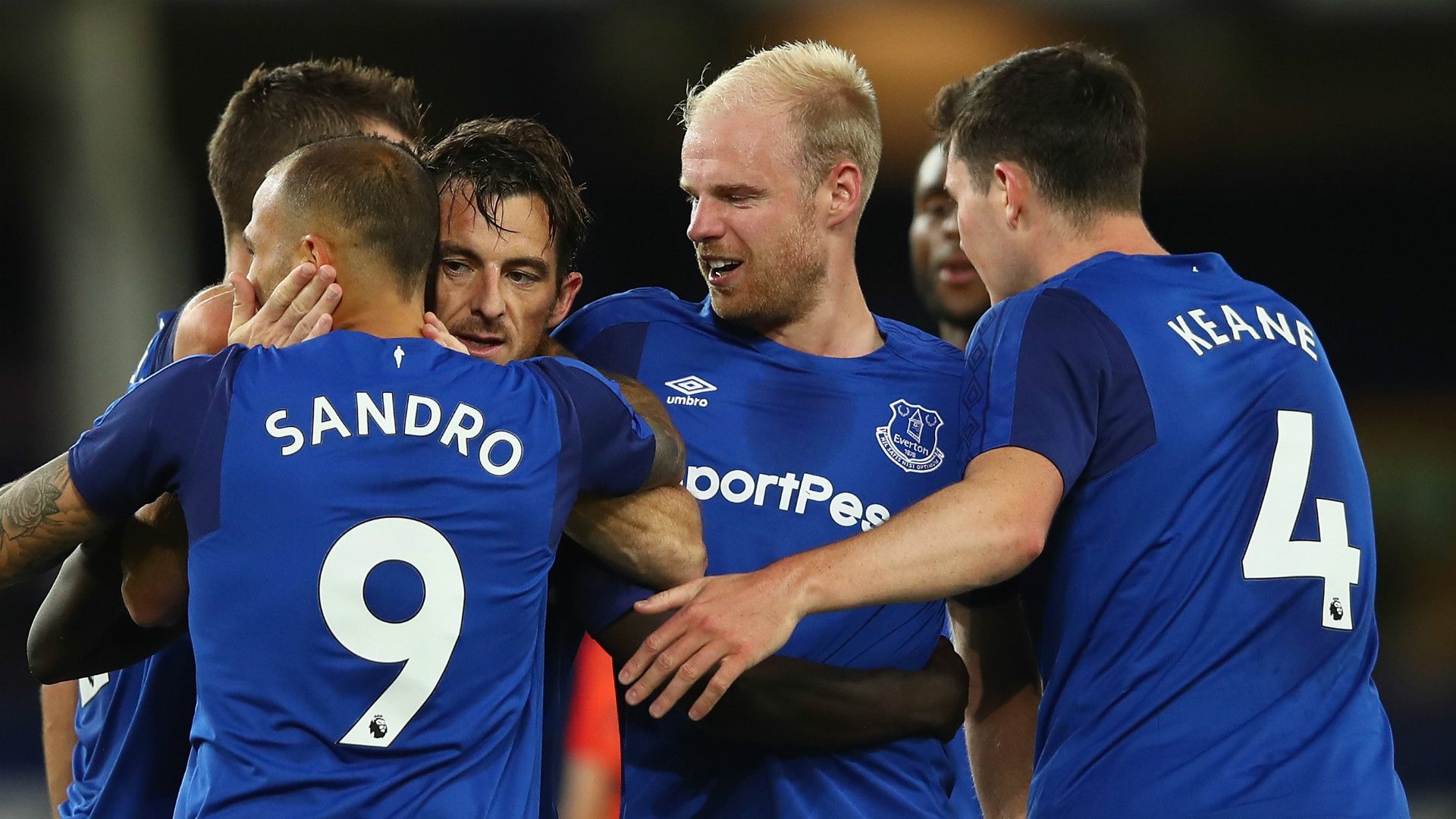 Everton celebrate