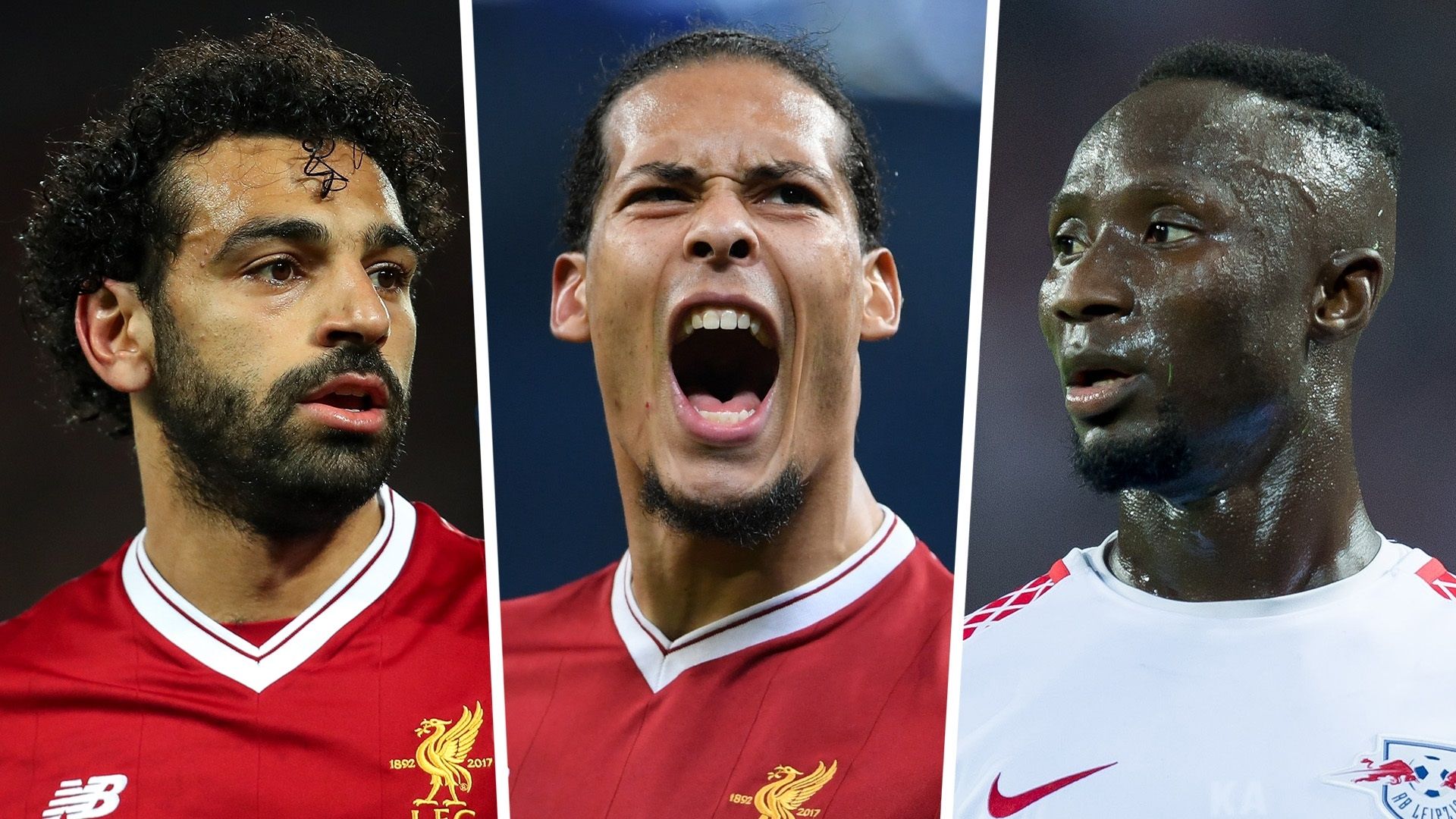Mohamed Salah Virgil van Dijk Naby Keita composite