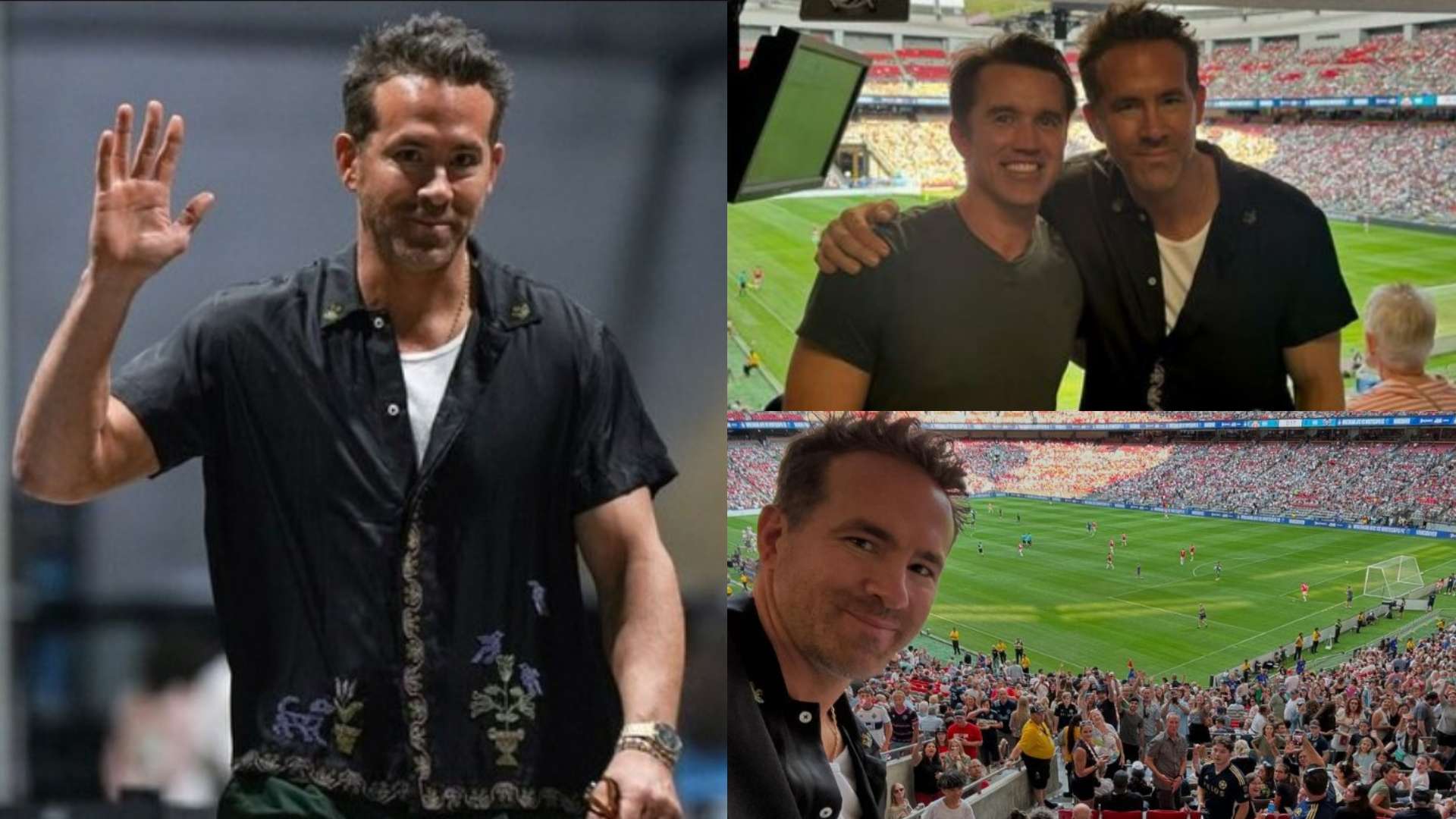 Ryan Reynolds Rob McElhenney Wrexham Vancouver Whitecaps 2024