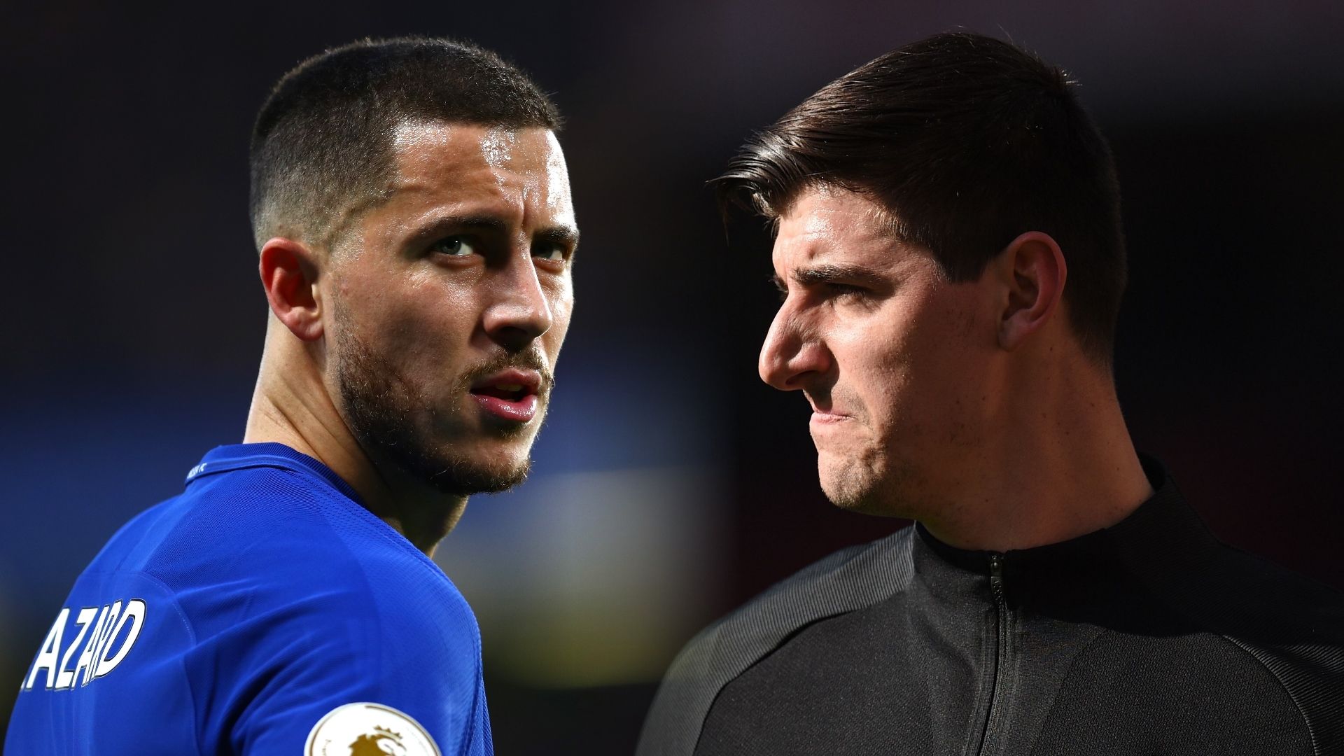 Eden Hazard, Thibaut Courtois, Chelsea