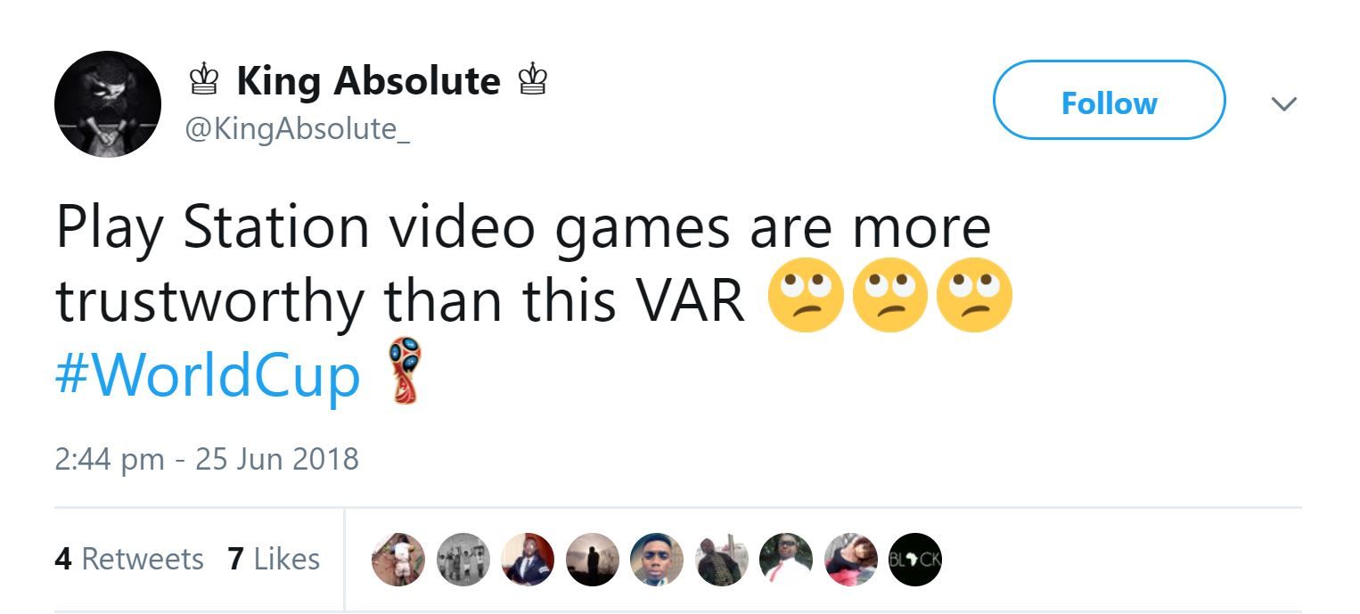 VAR reaction