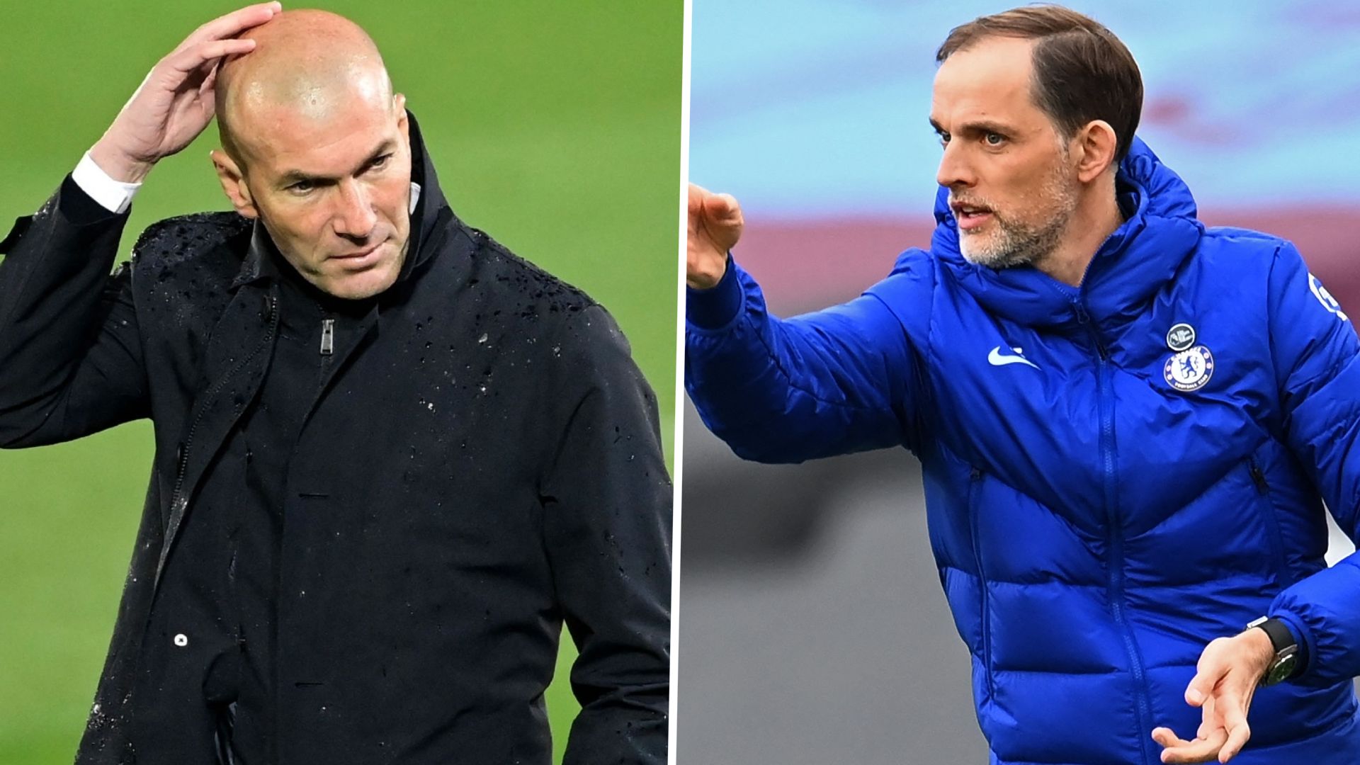 Zidane Tuchel Real Madrid Chelsea