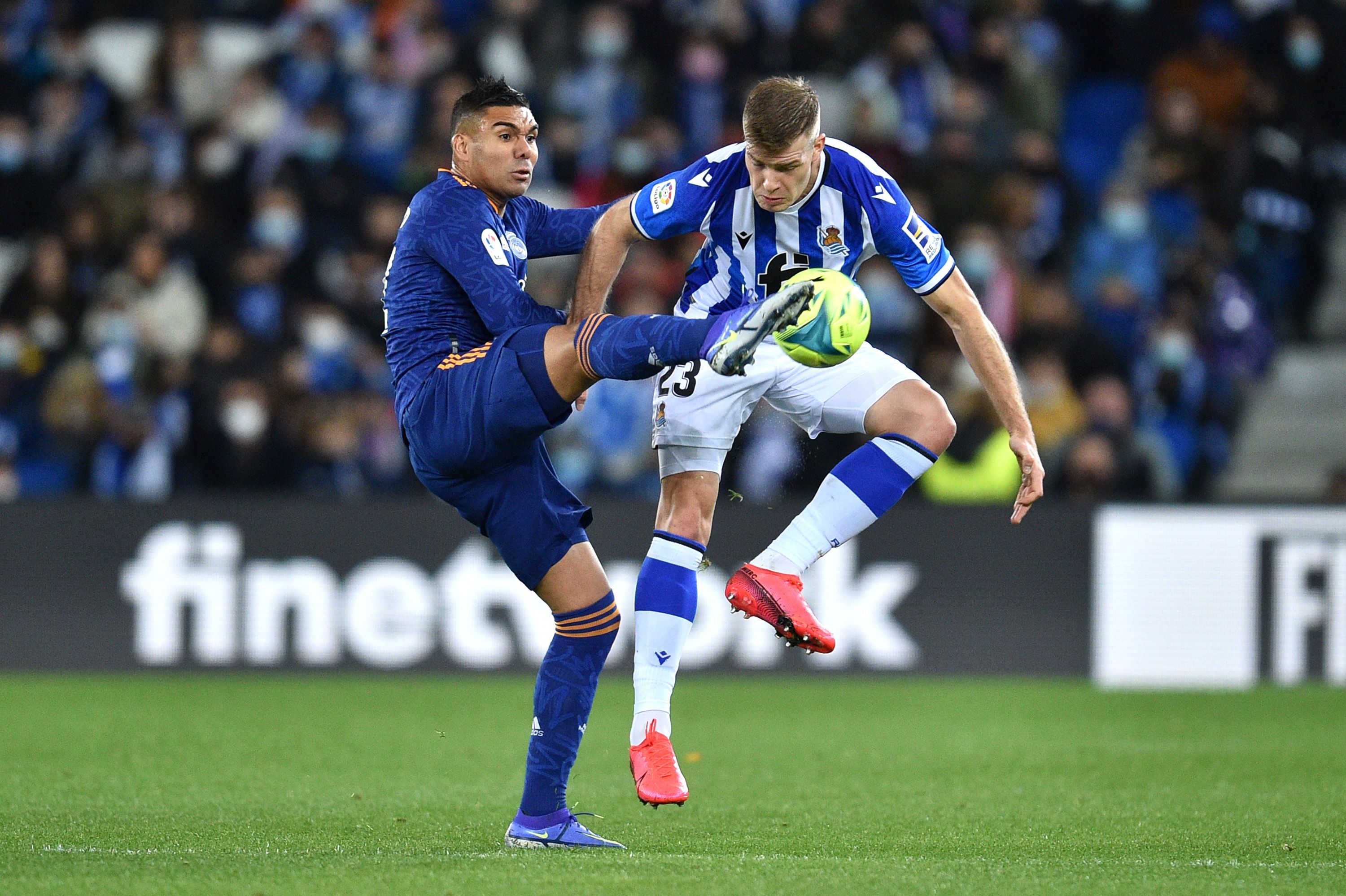 Casemiro Alexander Sorloth Real Madrid Real Sociedad