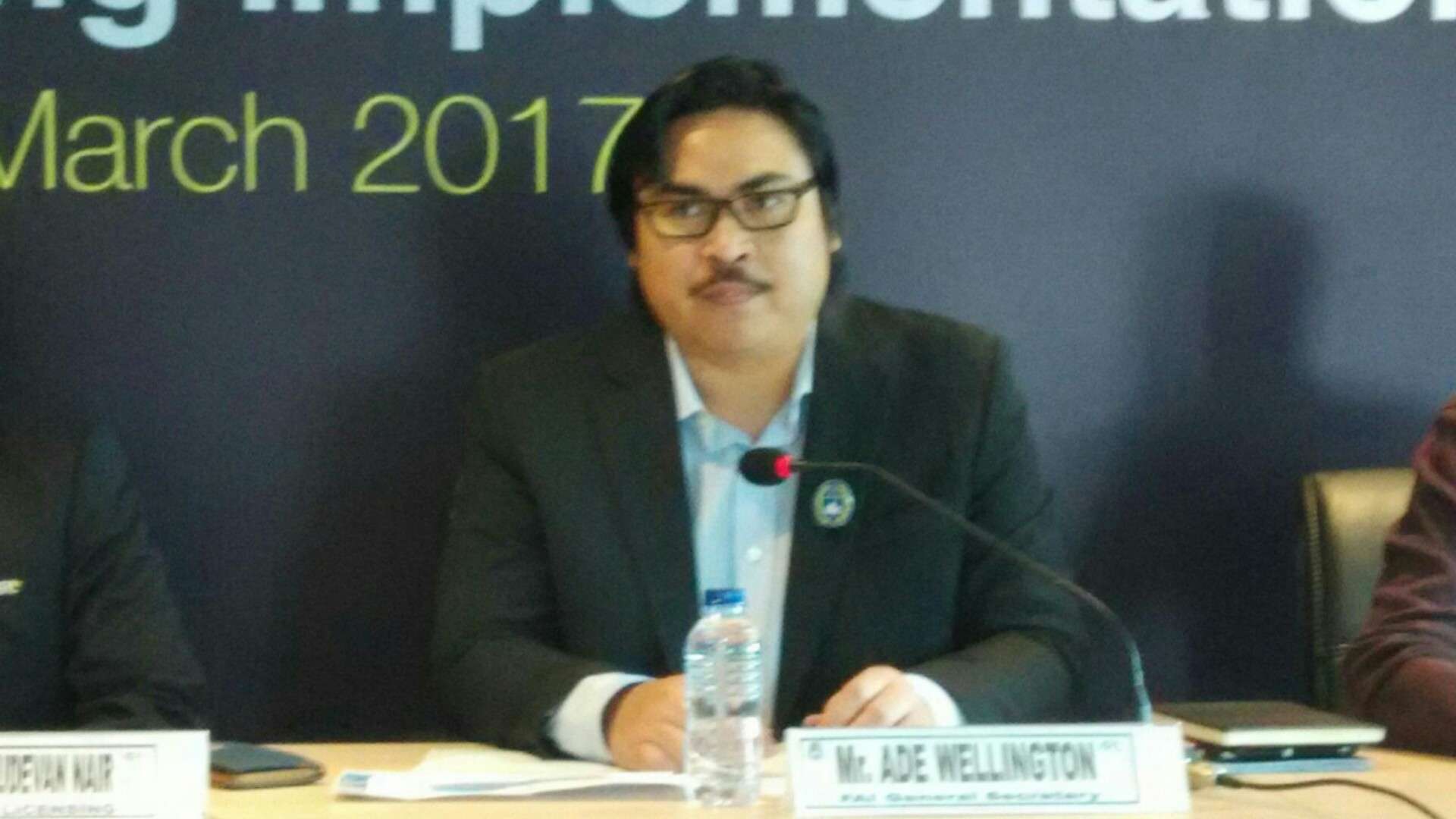 Sekjen PSSI - Ade Wellington