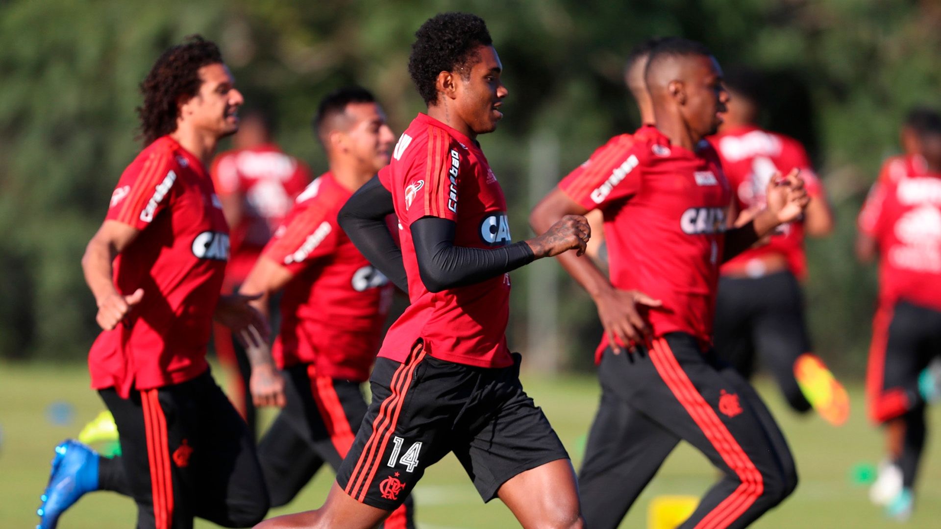 Vitinho treino Flamengo 02082018