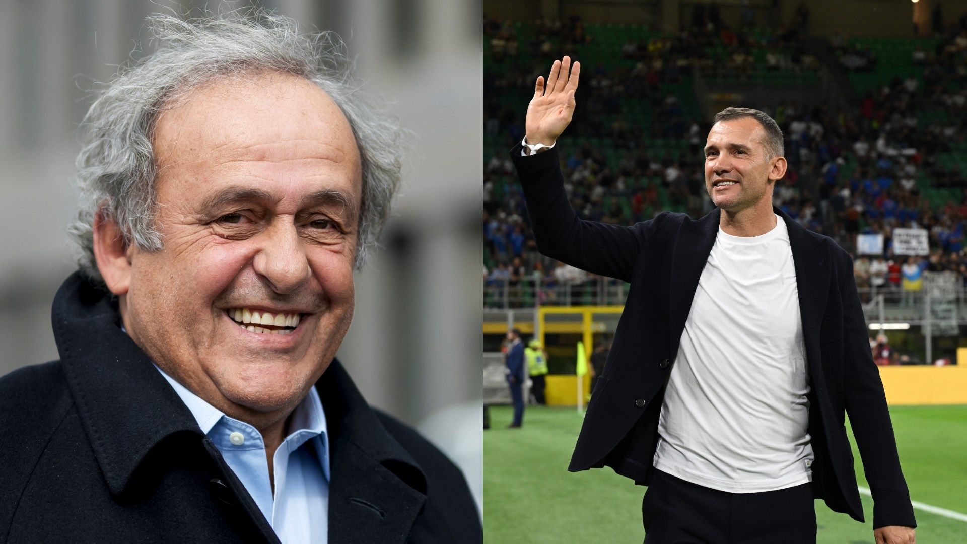 Andrij Shevchenko Michel Platini 