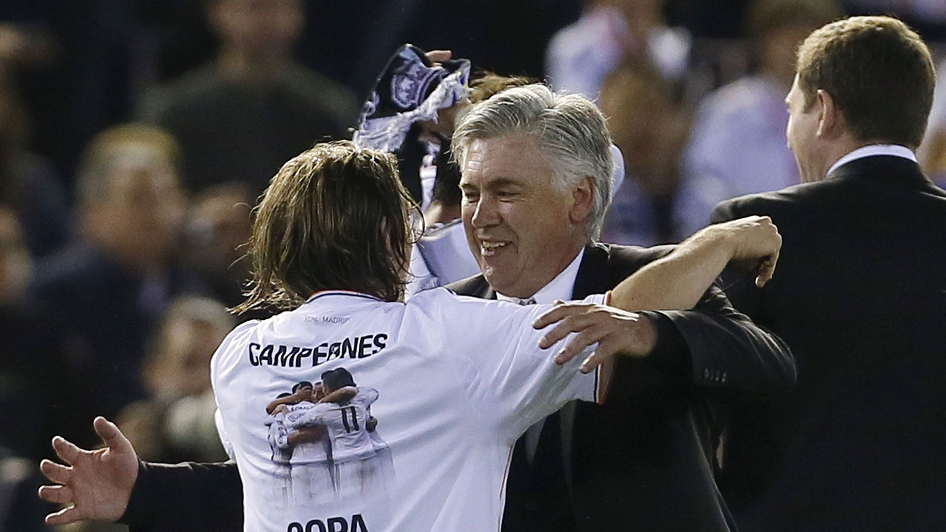 Carlo Ancelotti Luka Modric Real Madrid Copa del Rey