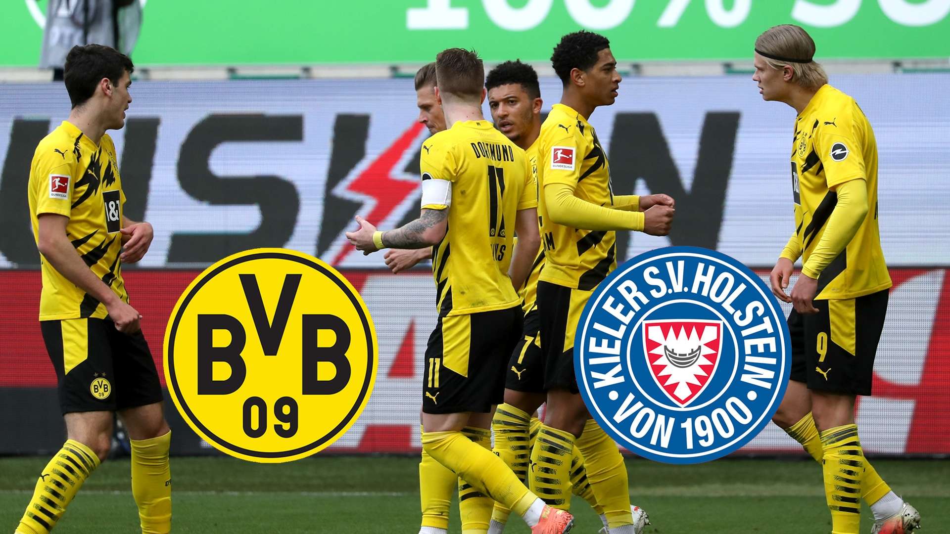BVB Borussia Dortmund Holstein Kiel 2021 DFB-Pokal heute TV LIVE-STREAM GFX