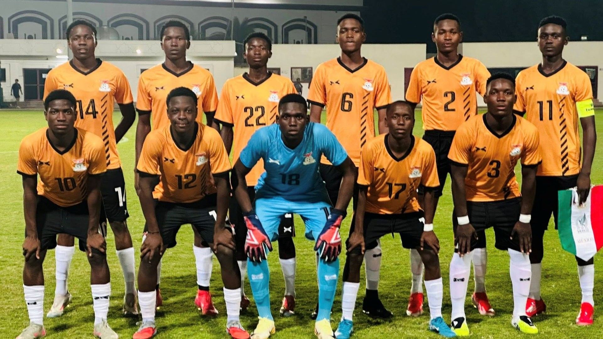 Foto tim Zambia U-17