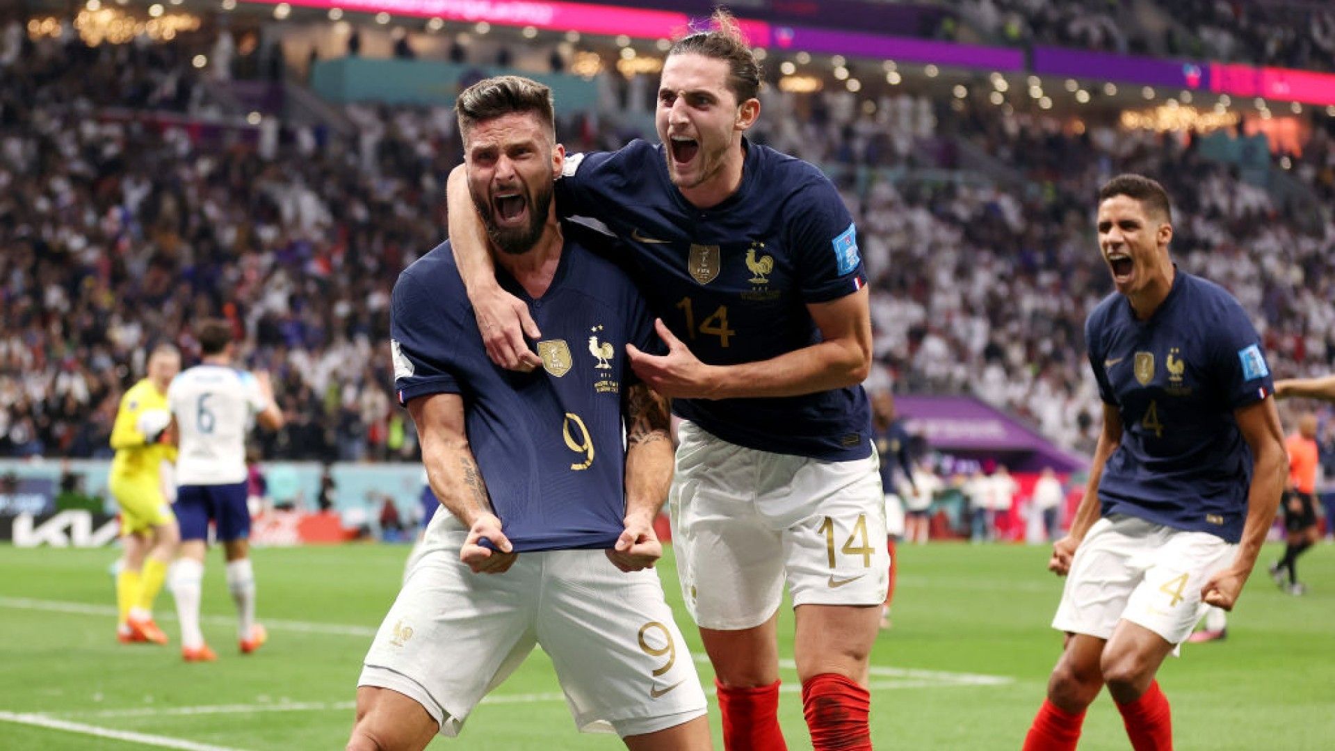 Oliver Giroud Adrien Rabiot Francia Qatar 2022