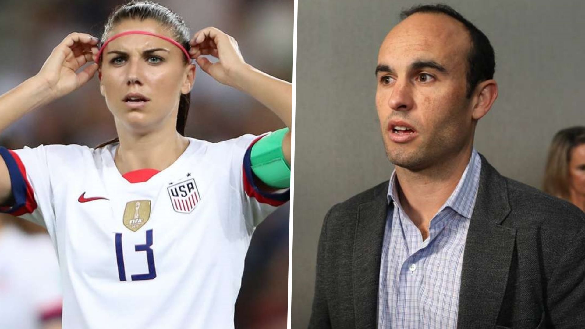 Alex Morgan Landon Donovan GFX