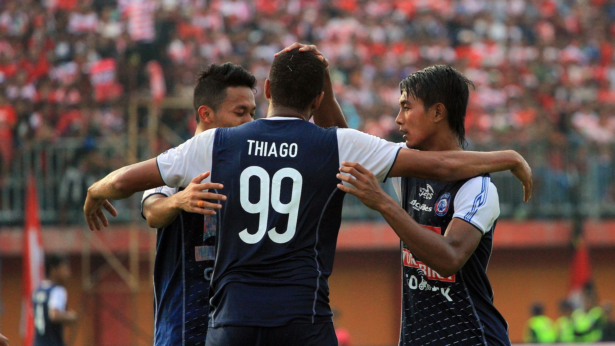 Selebrasi Arema FC
