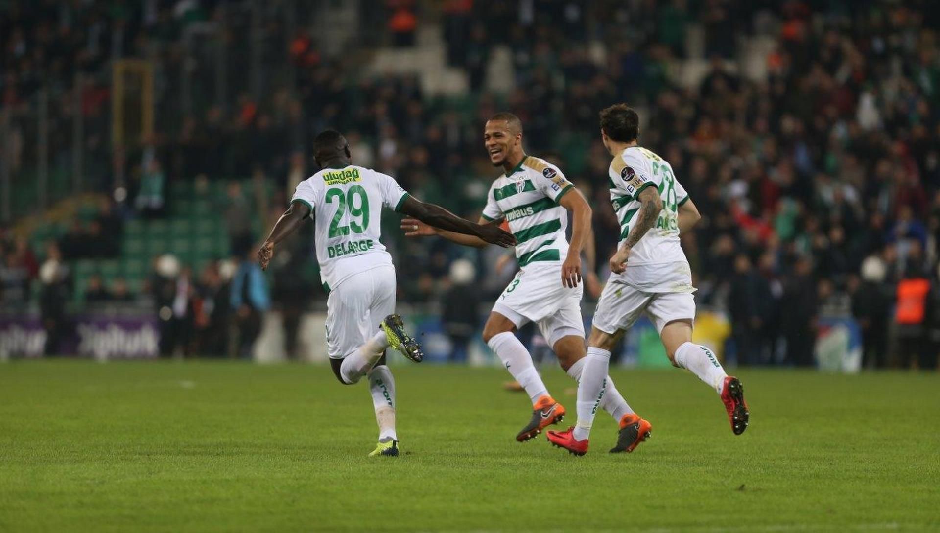 Bursaspor goal celebration 222018