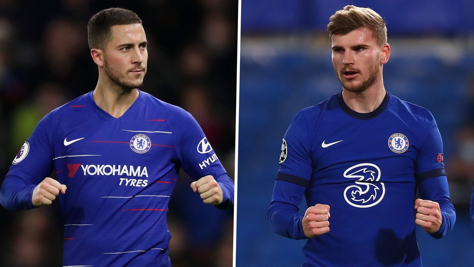 Eden Hazard Timo Werner