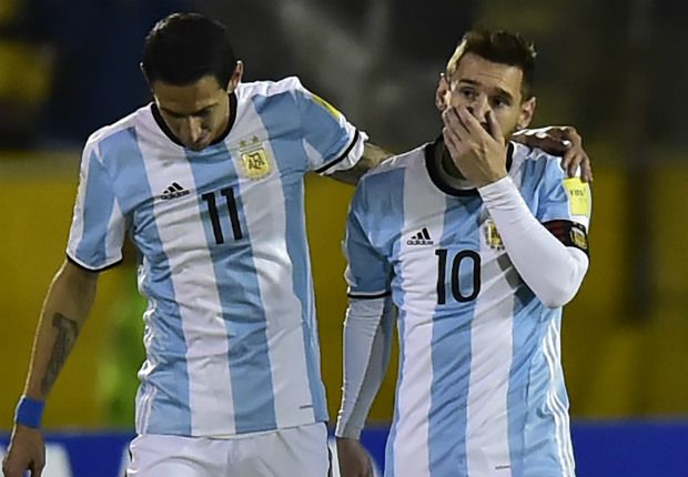 Di Maria Messi Ecuador Argentina Eliminatorias 10102017