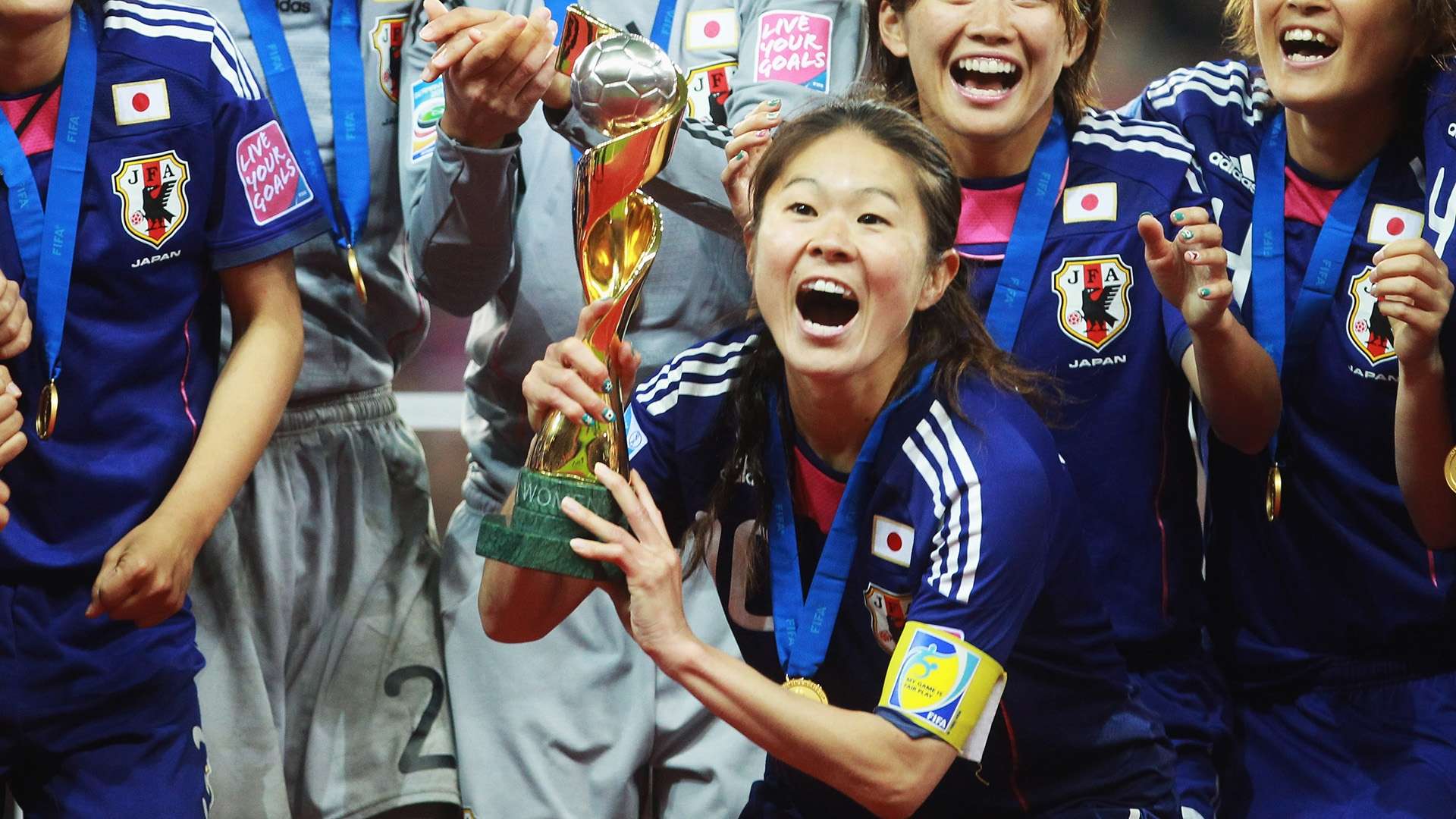 Homare Sawa Women World Cup 2011 champion