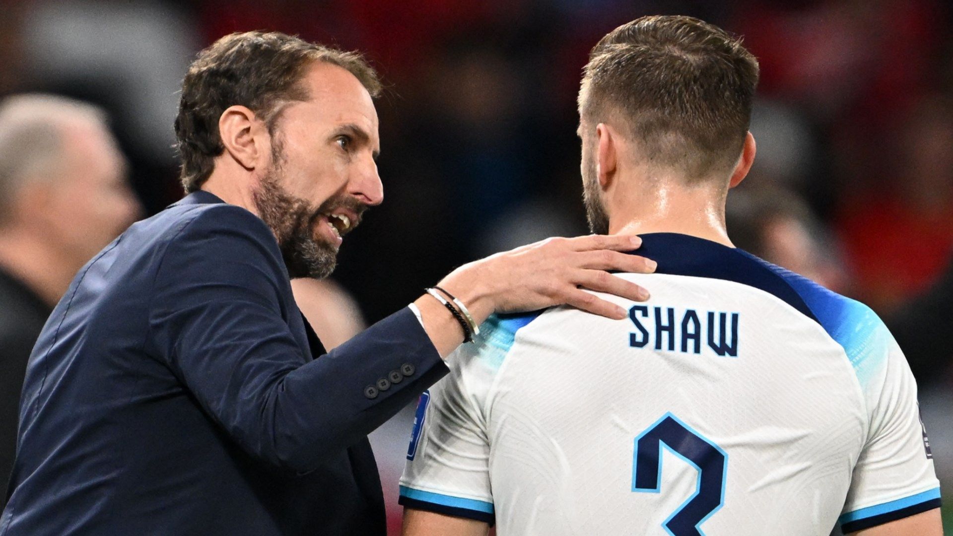 Gareth Southgate Luke Shaw