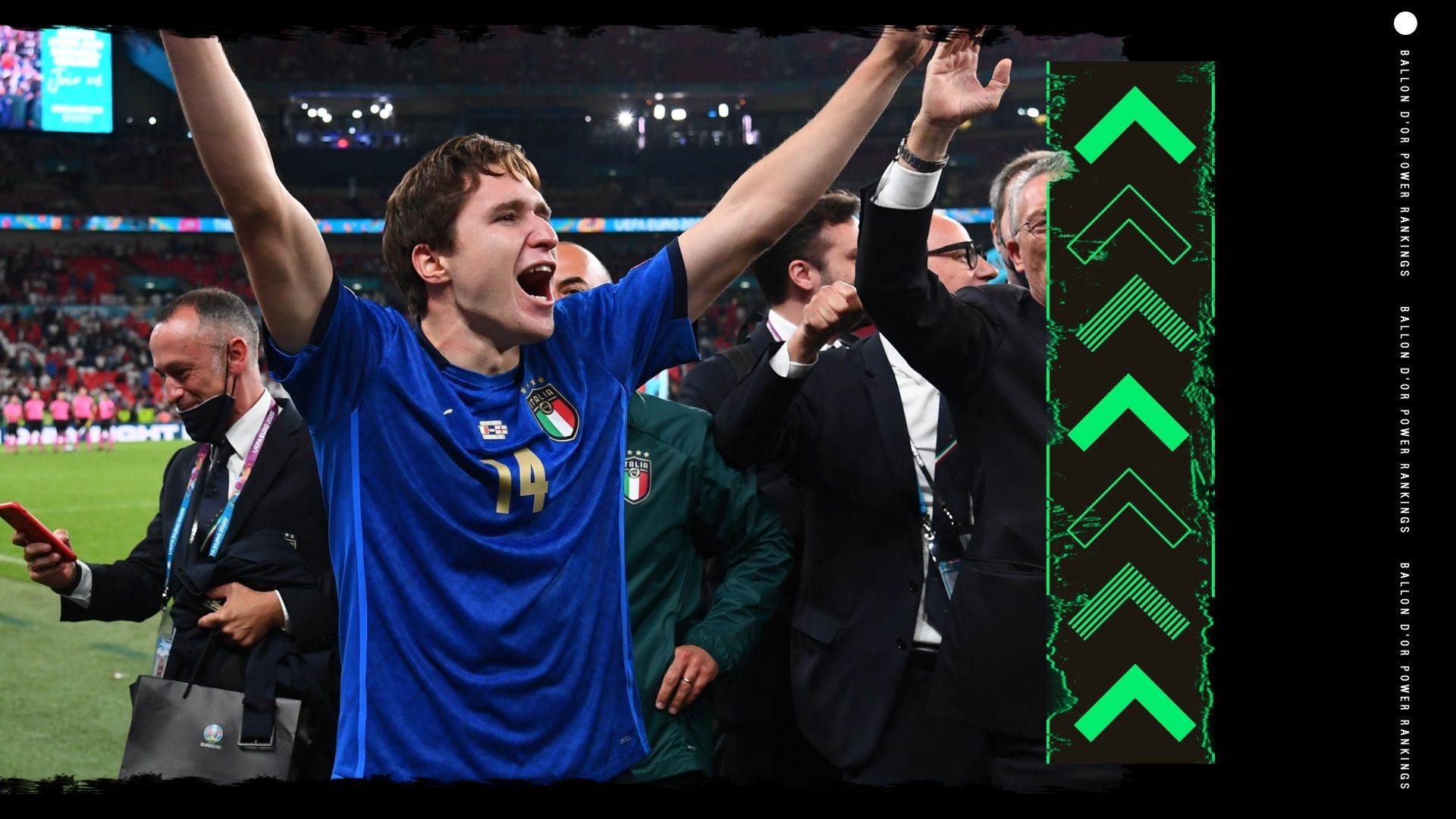 Fedrico Chiesa Ballon d'Or Rankings GFX