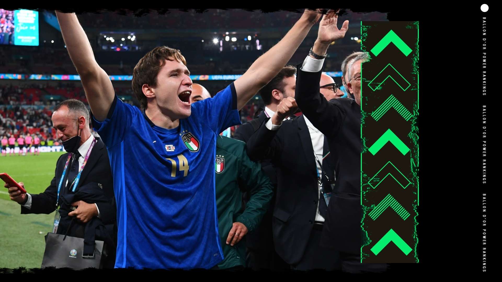 Fedrico Chiesa Ballon d'Or Rankings GFX