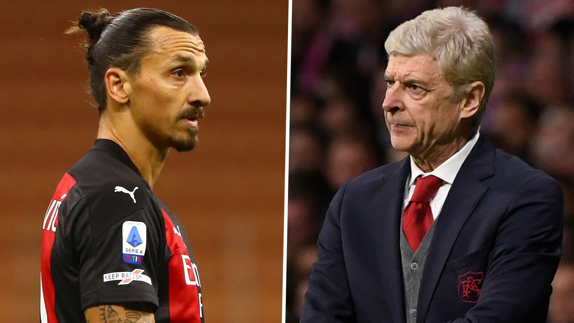 Zlatan Ibrahimovic Arsene Wenger