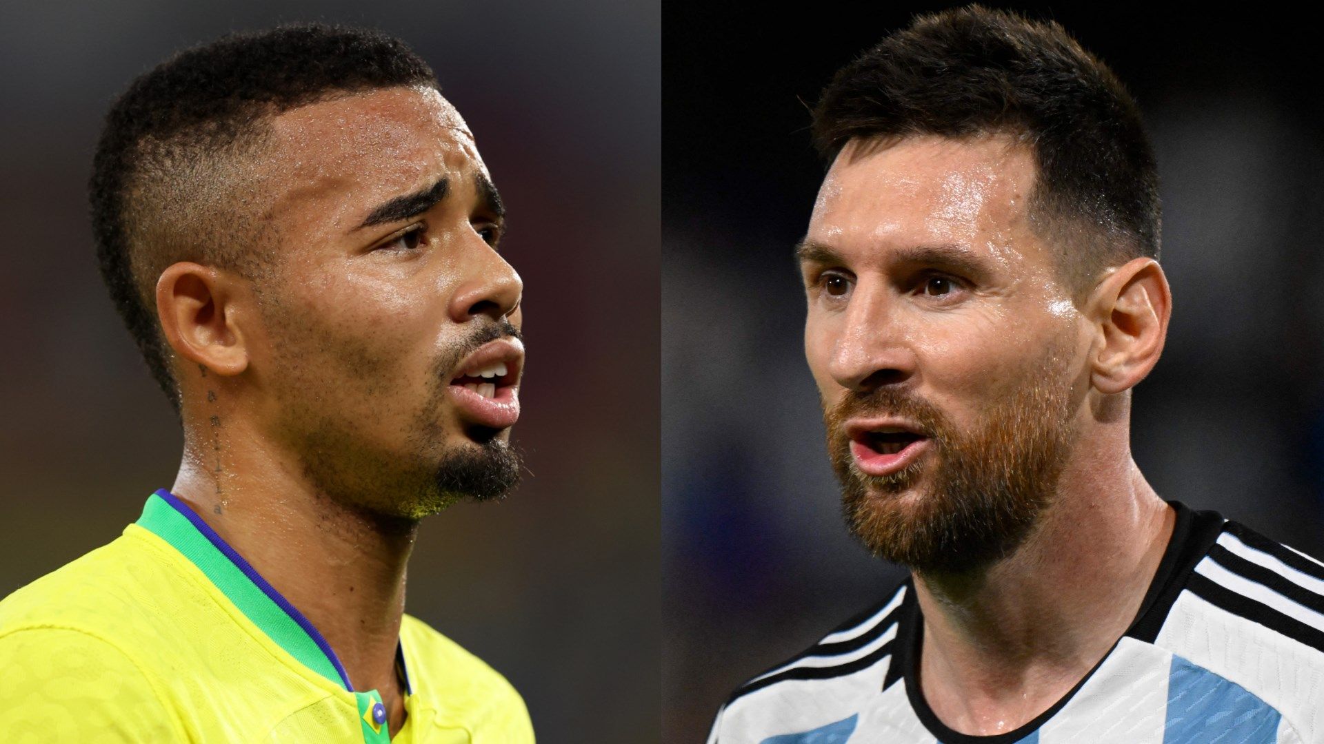 Gabriel Jesus Lionel Messi Brazil Argentina 2023