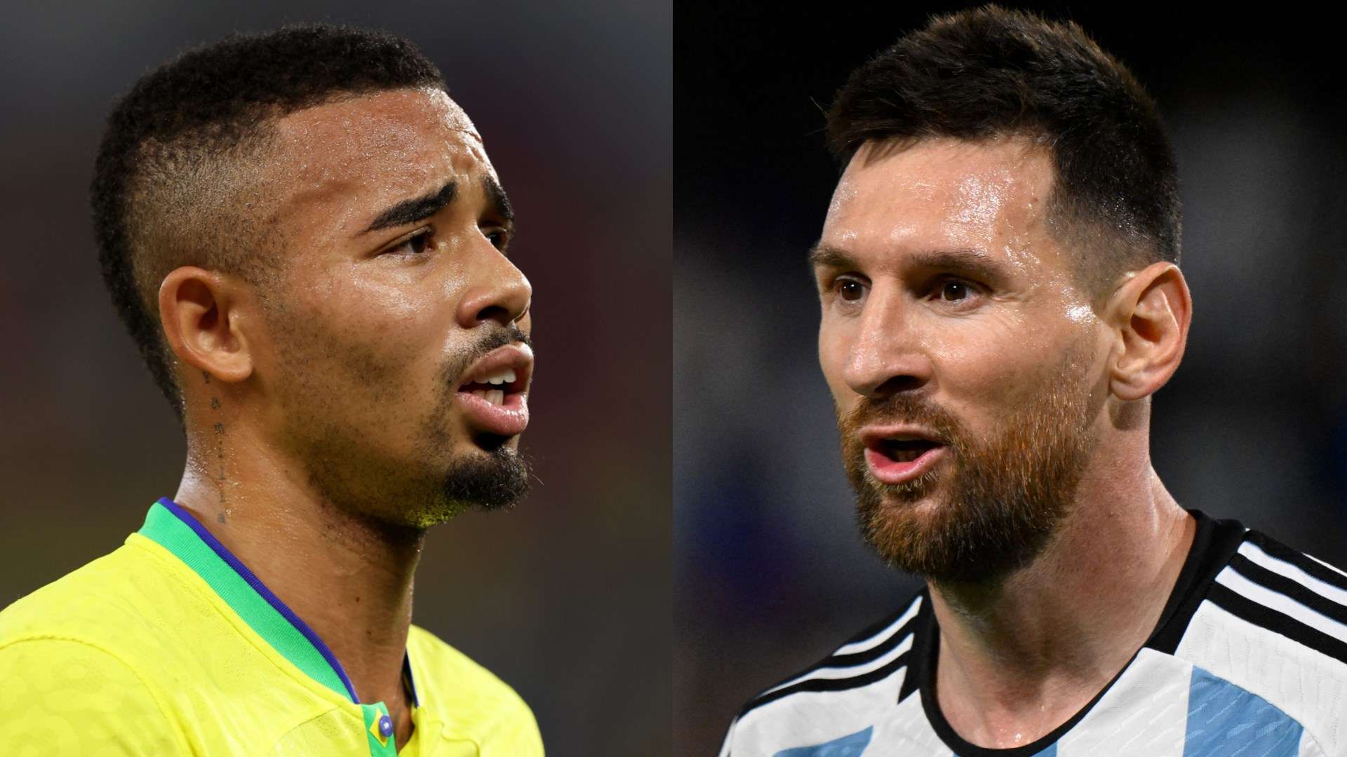 Gabriel Jesus Lionel Messi Brazil Argentina 2023