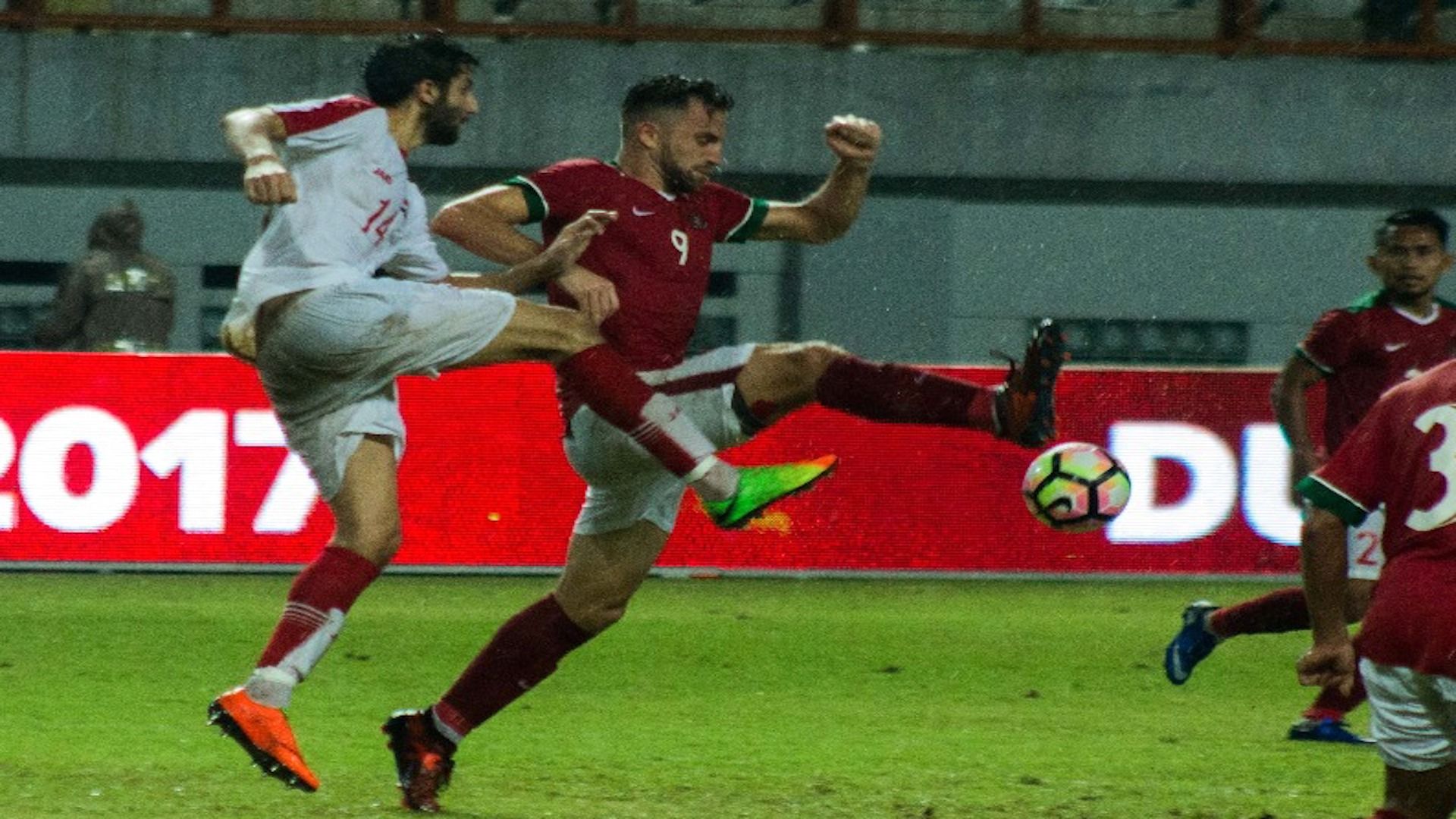 Abdullah Jniat - Ilija Spasojevic - Suriah U-23 - timnas Indonesia