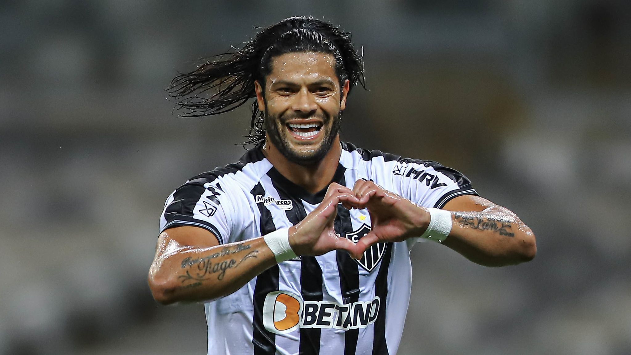 Hulk comemora primeiro gol - Atlético-MG x Coimbra Campeonato Mineiro 2021