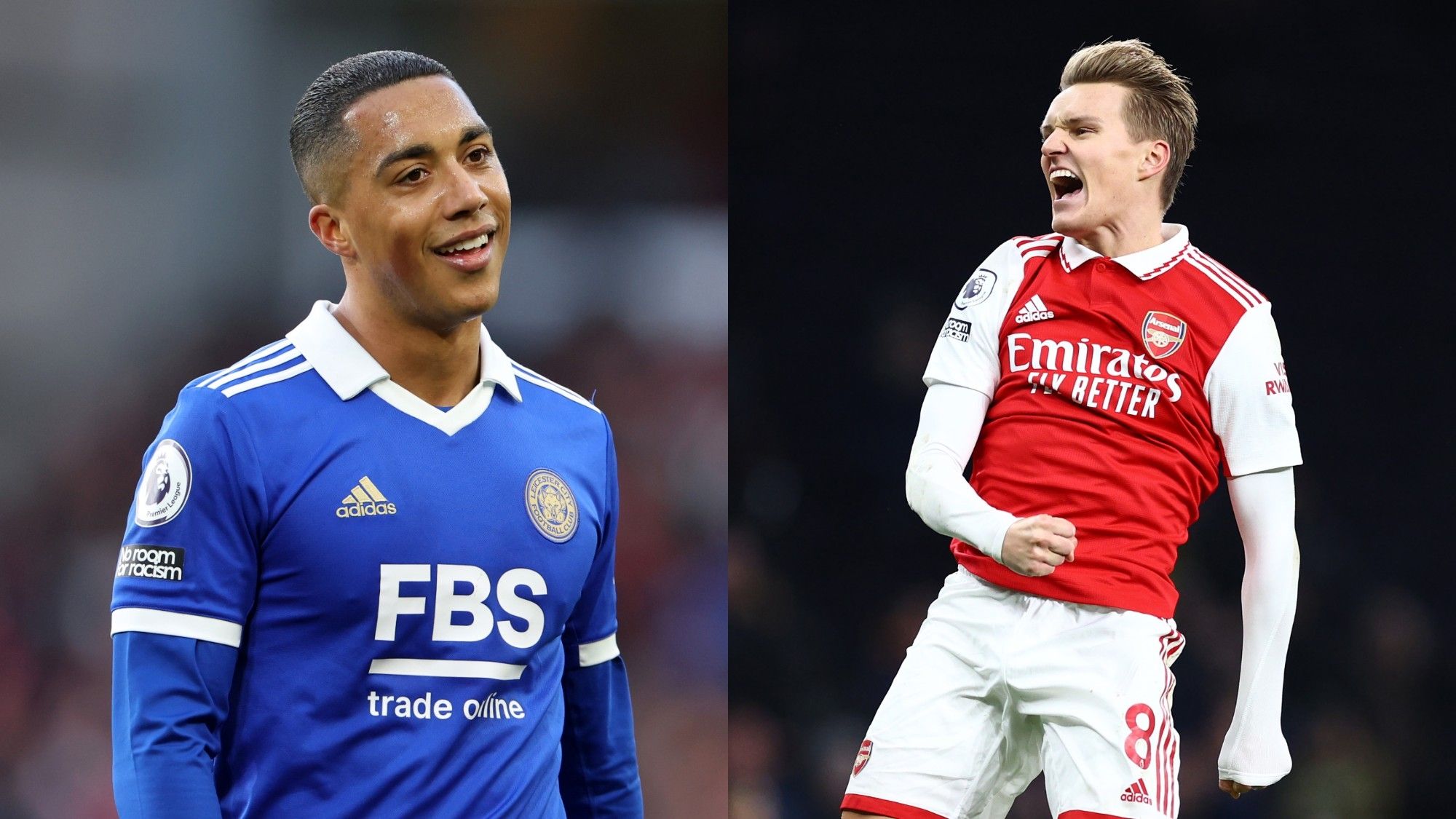 Leicester Arsenal Youri Tielemans Martin Odegaard
