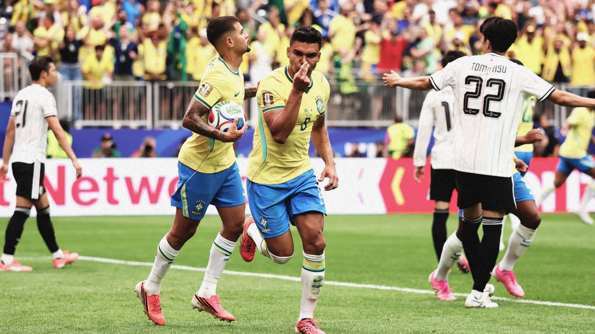 Casemiro Brazil Japan World Cup GFX