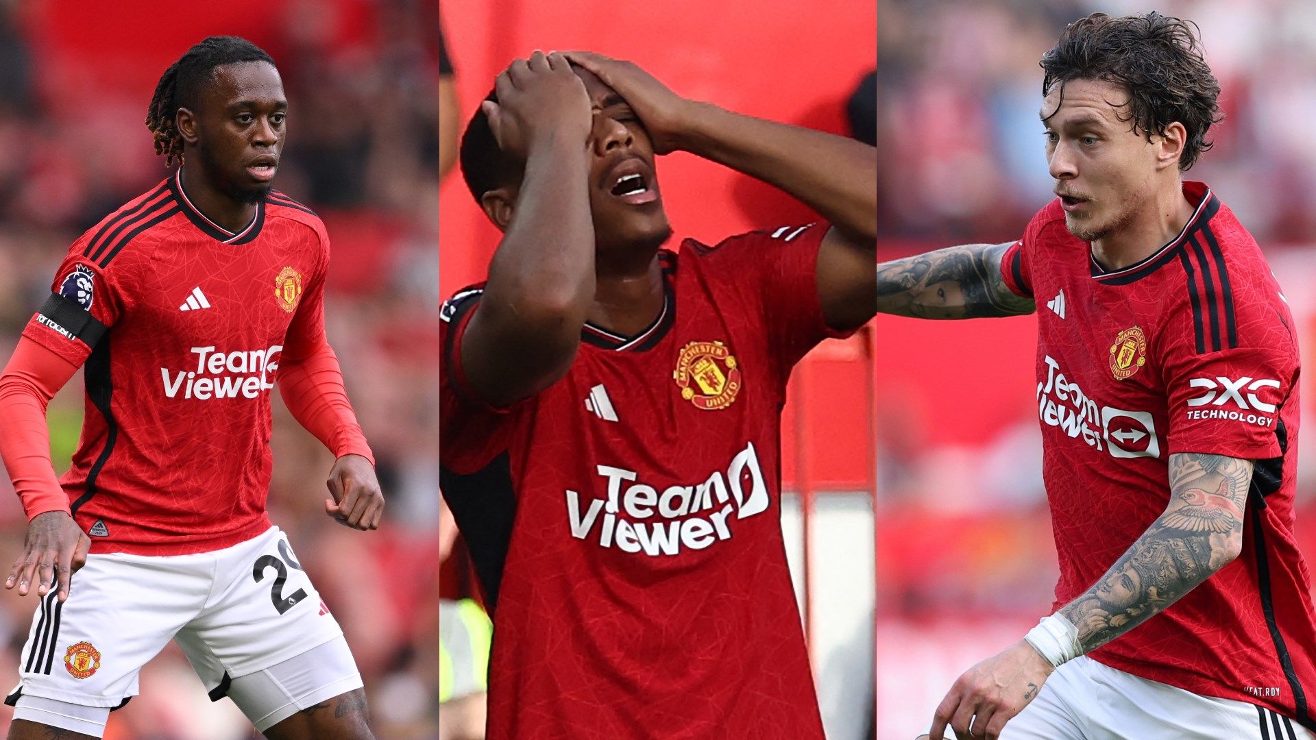 Wan-Bissaka, Martial, Lindelof Man Utd