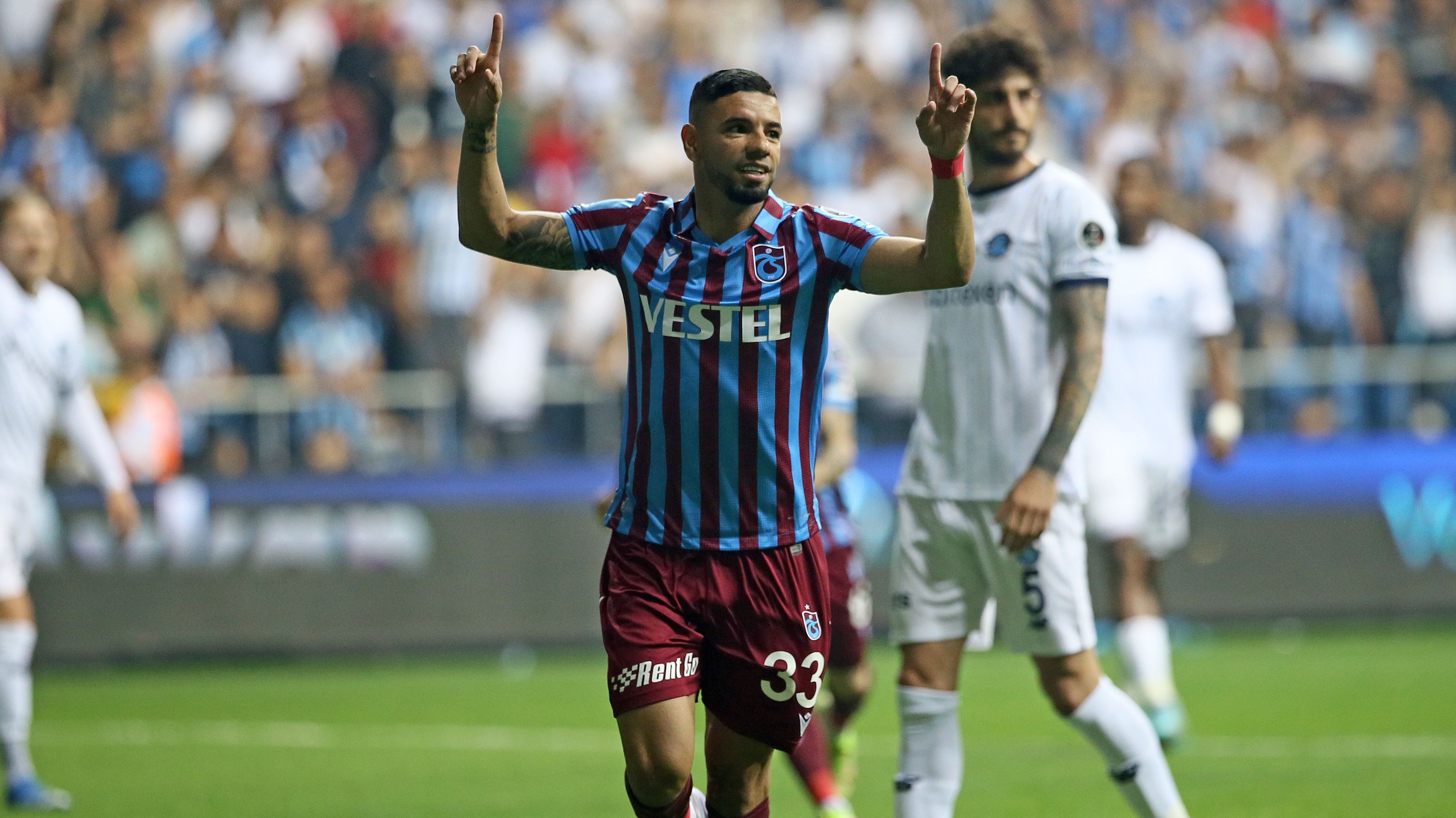 Bruno Peres Trabzonspor Goal Celebration vs. Adana Demirspor 04/23/22
