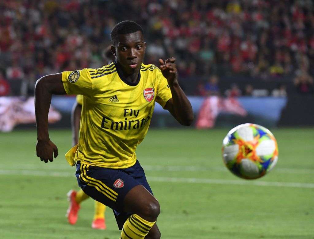 Eddie Nketiah of Arsenal