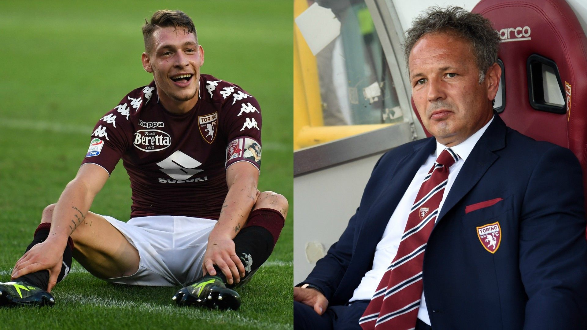 Andrea Belotti Sinisa Mihajlovic