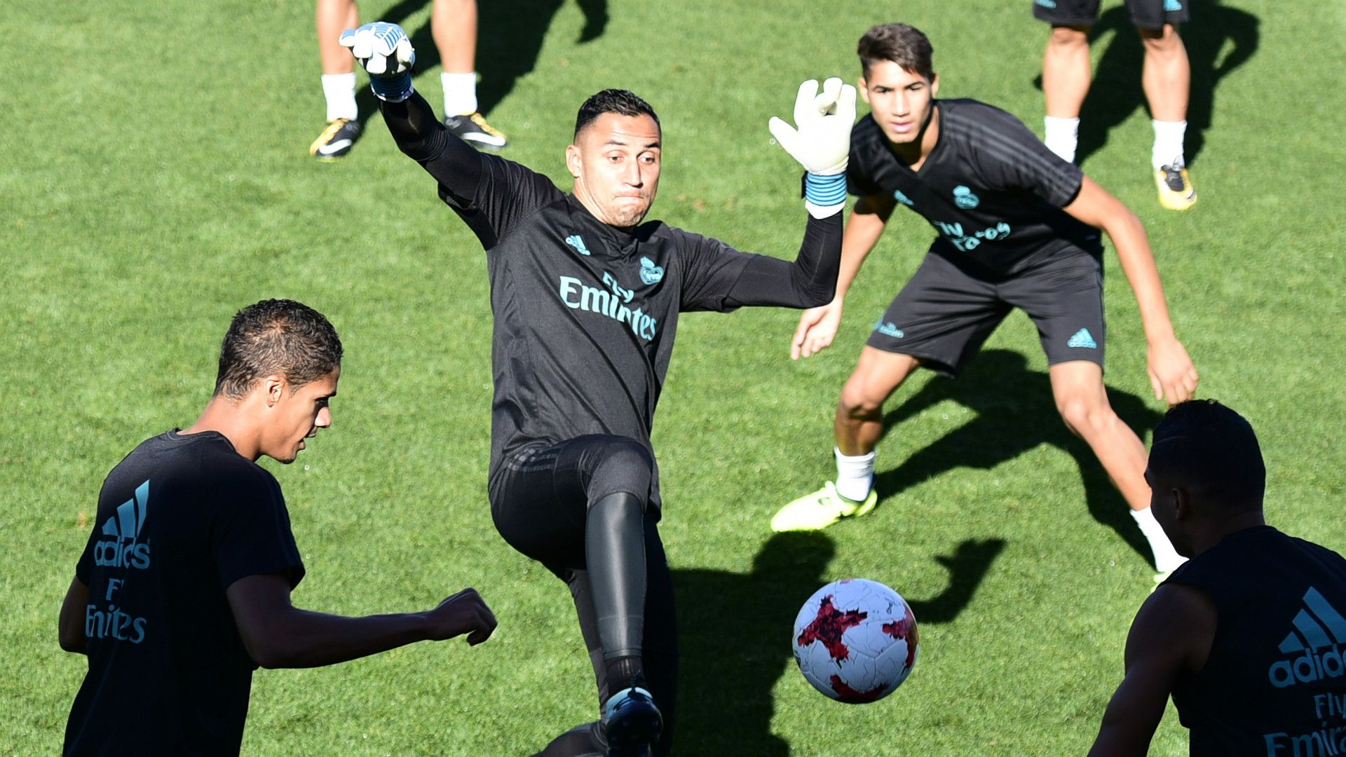Keylor Navas Real Madrid training session